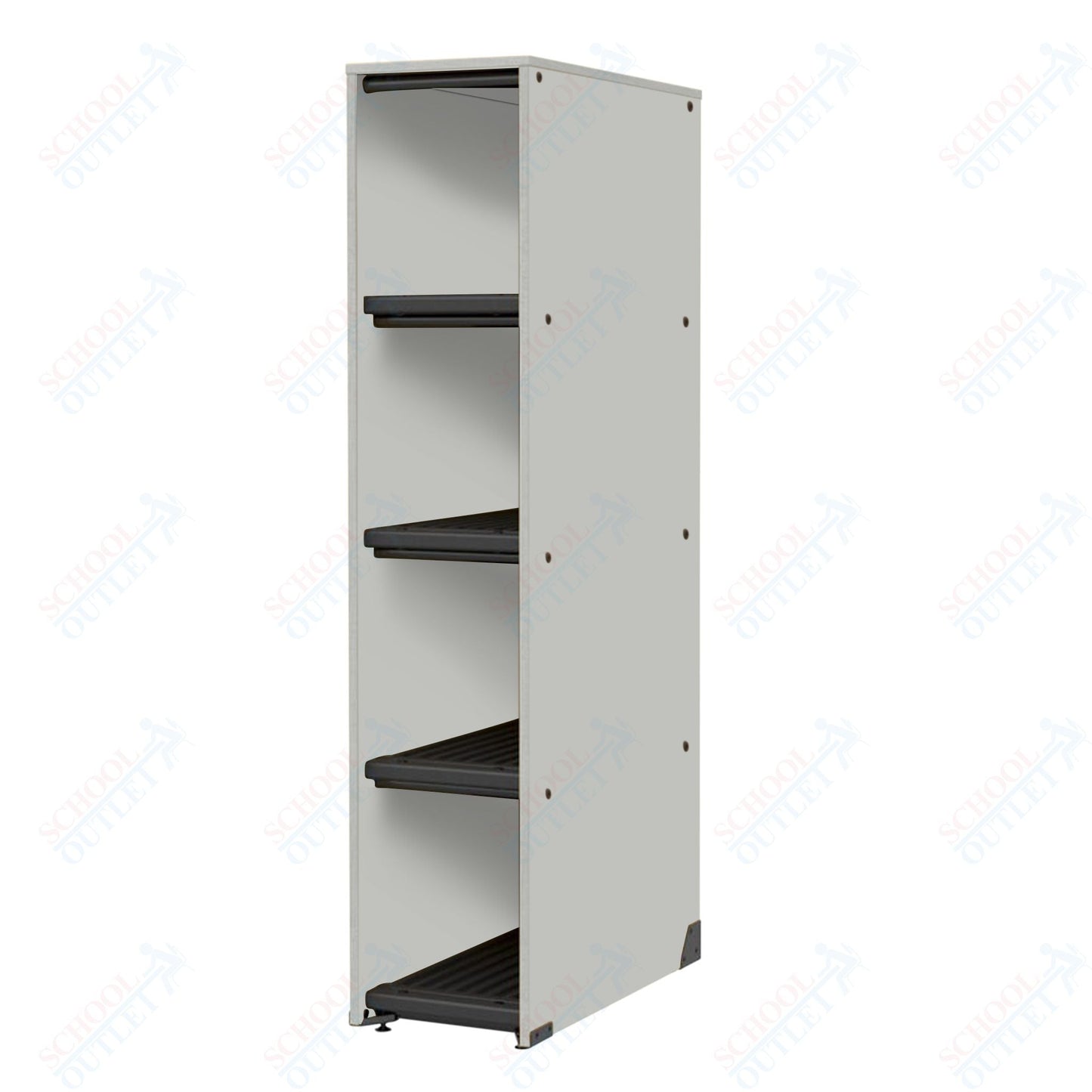 Marco Band - Stor Collection 4 Compartment 29" Deep Instrument Storage Cabinet 68"H (BS118) - SchoolOutlet