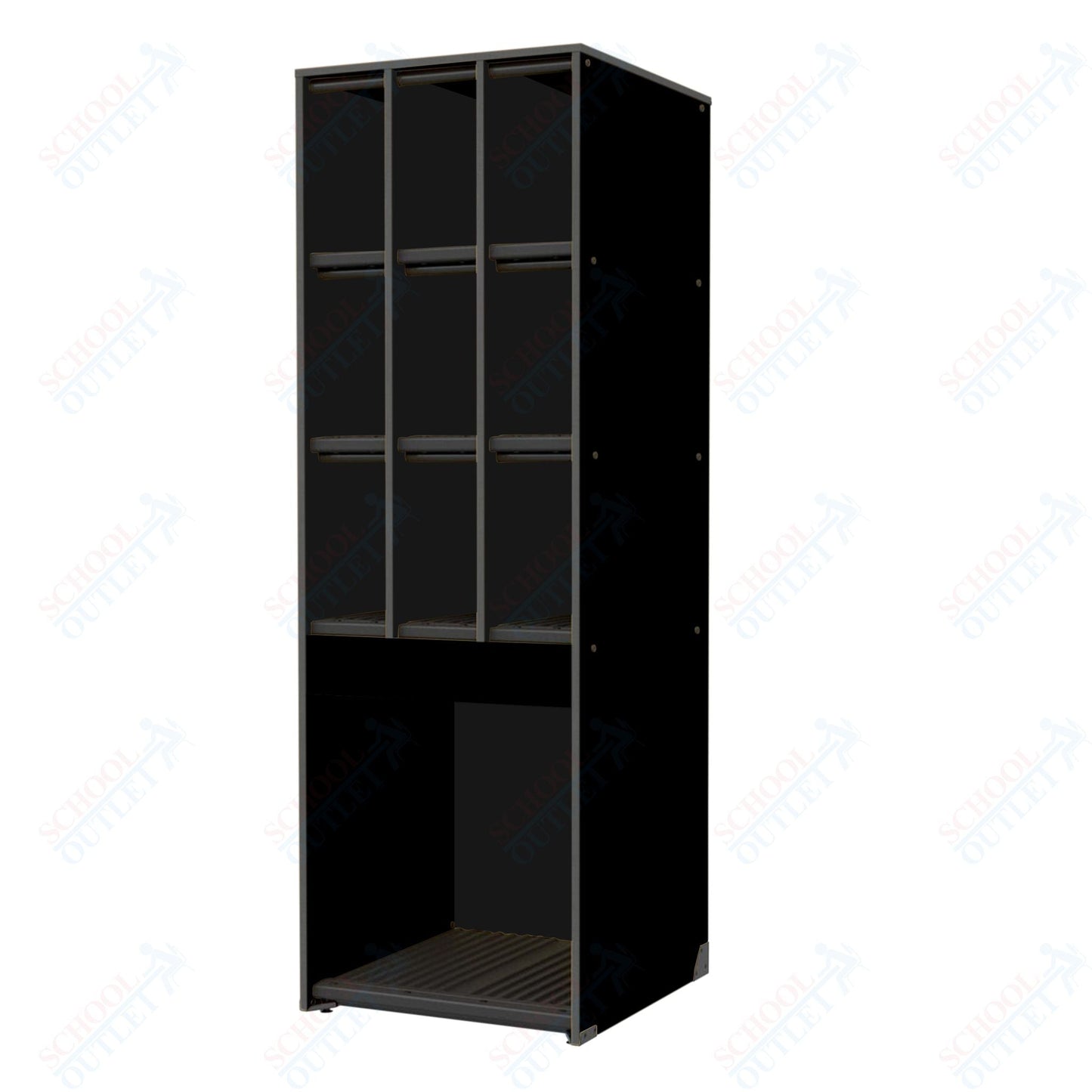 Marco Band - Stor Collection 9 Small/1 Large Compartment 29" Deep Instrument Storage Cabinet 84"H (BS130) - SchoolOutlet