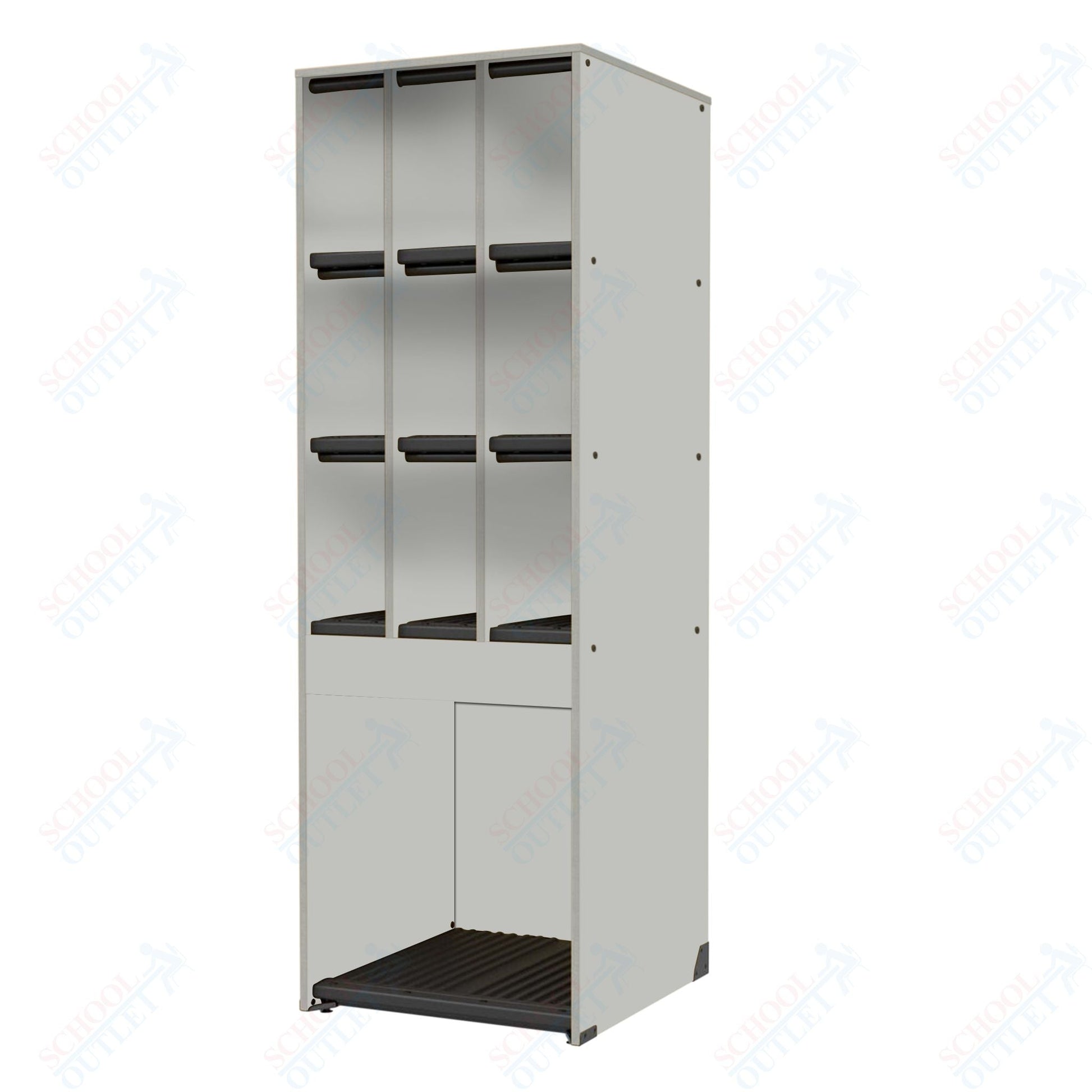 Marco Band - Stor Collection 9 Small/1 Large Compartment 29" Deep Instrument Storage Cabinet 84"H (BS130) - SchoolOutlet