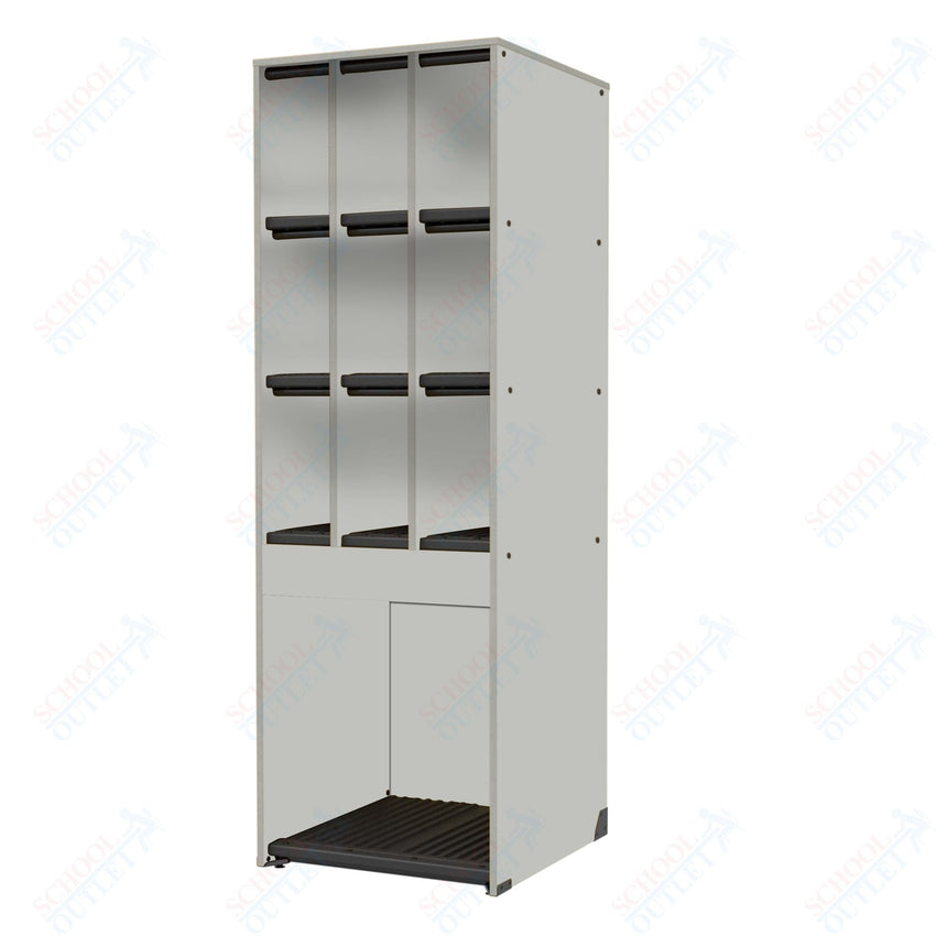 Marco Band - Stor Collection 9 Small/1 Large Compartment 29" Deep Instrument Storage Cabinet 84"H (BS130) - SchoolOutlet