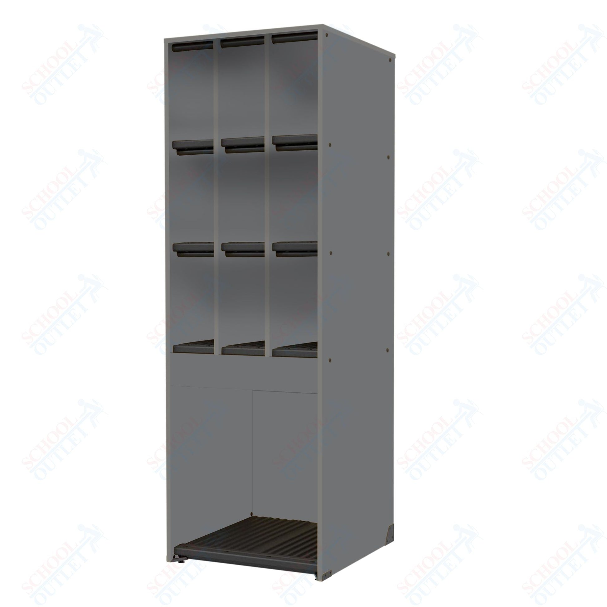 Marco Band - Stor Collection 9 Small/1 Large Compartment 29" Deep Instrument Storage Cabinet 84"H (BS130) - SchoolOutlet