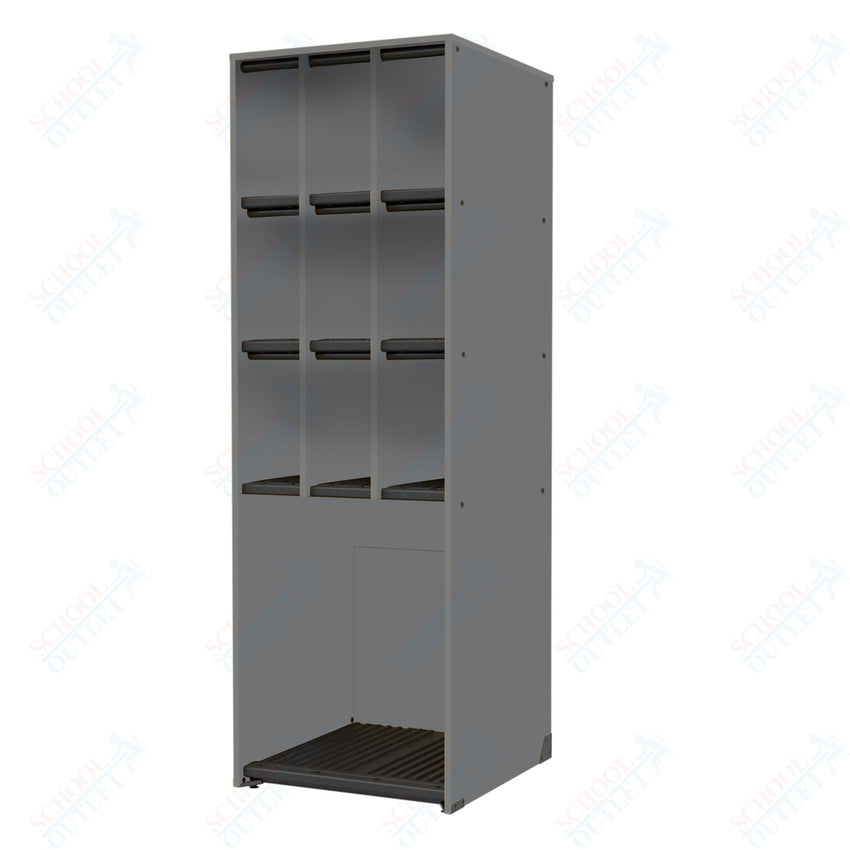 Marco Band - Stor Collection 9 Small/1 Large Compartment 29" Deep Instrument Storage Cabinet 84"H (BS130) - SchoolOutlet