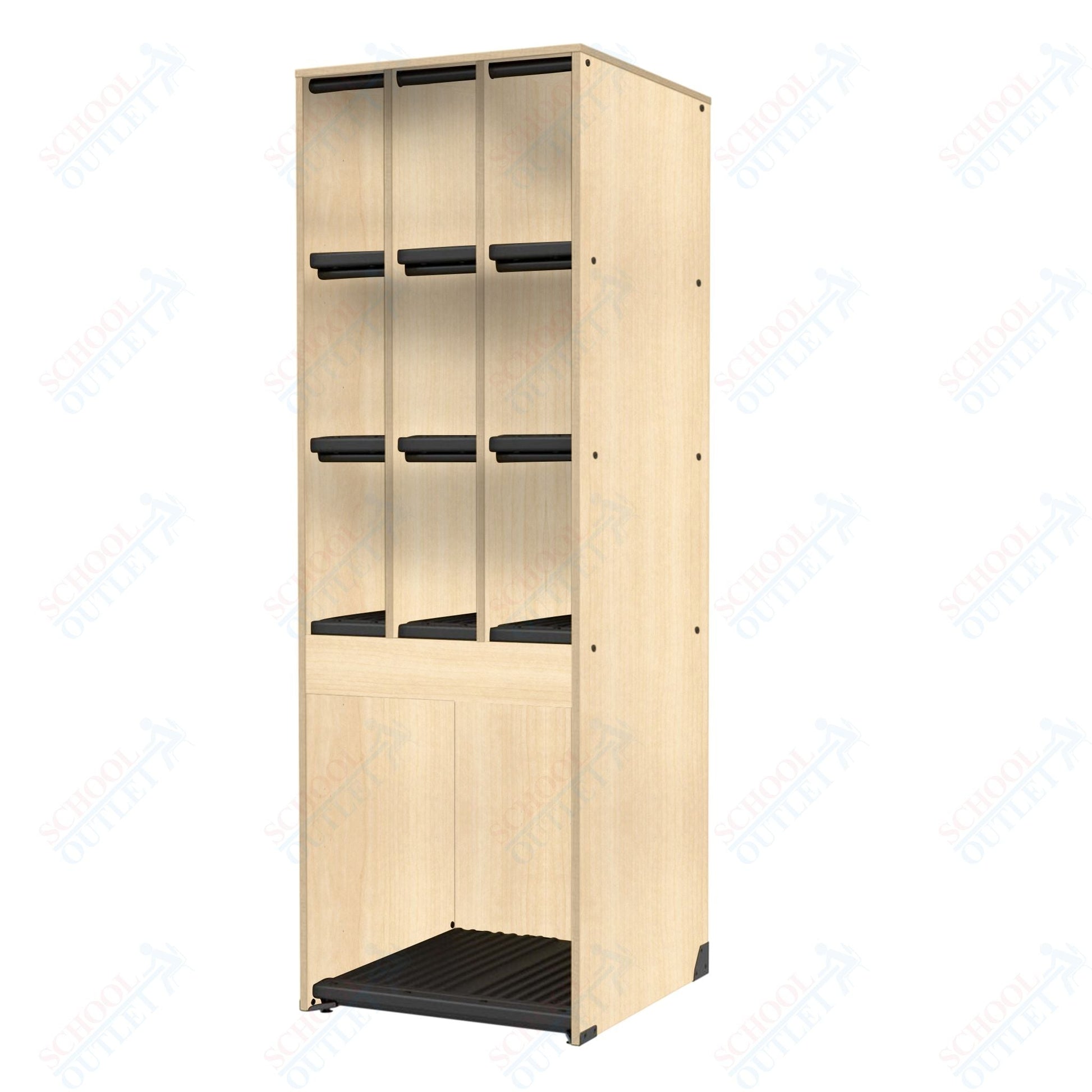 Marco Band - Stor Collection 9 Small/1 Large Compartment 29" Deep Instrument Storage Cabinet 84"H (BS130) - SchoolOutlet