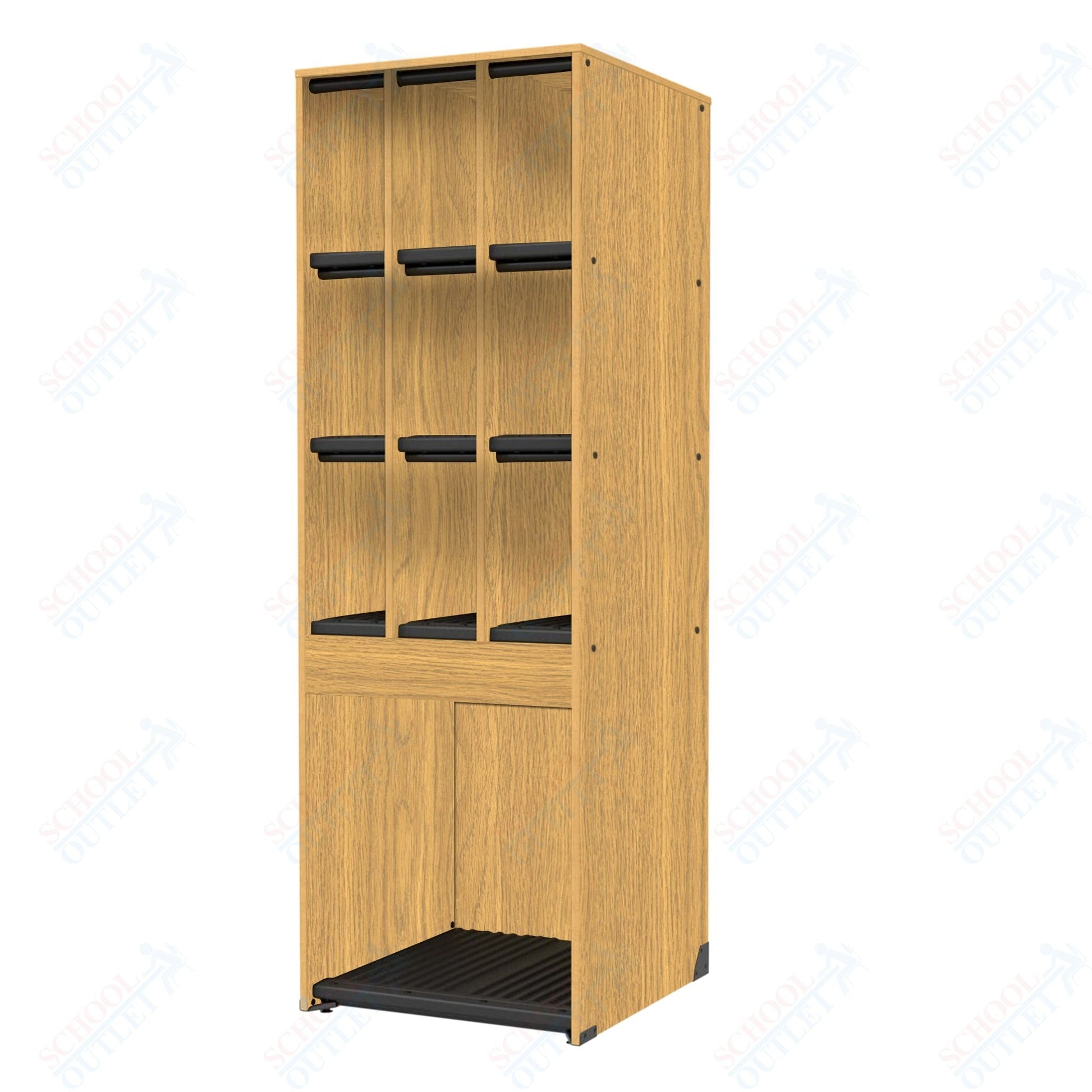 Marco Band - Stor Collection 9 Small/1 Large Compartment 29" Deep Instrument Storage Cabinet 84"H (BS130) - SchoolOutlet