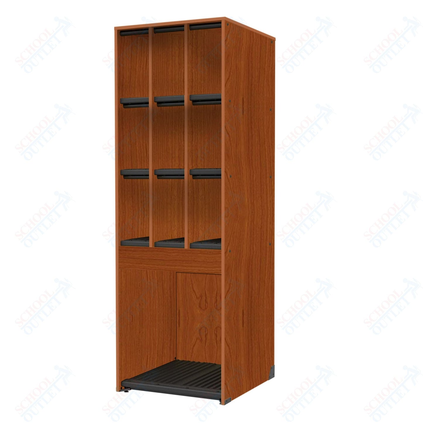 Marco Band - Stor Collection 9 Small/1 Large Compartment 29" Deep Instrument Storage Cabinet 84"H (BS130) - SchoolOutlet