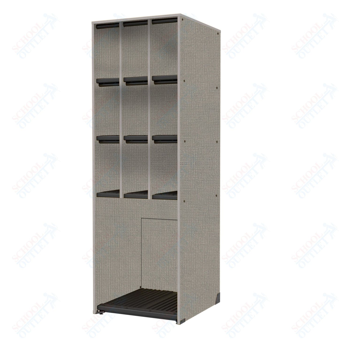 Marco Band - Stor Collection 9 Small/1 Large Compartment 29" Deep Instrument Storage Cabinet 84"H (BS130) - SchoolOutlet