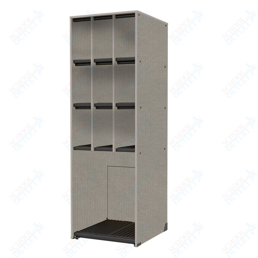 Marco Band - Stor Collection 9 Small/1 Large Compartment 29" Deep Instrument Storage Cabinet 84"H (BS130) - SchoolOutlet