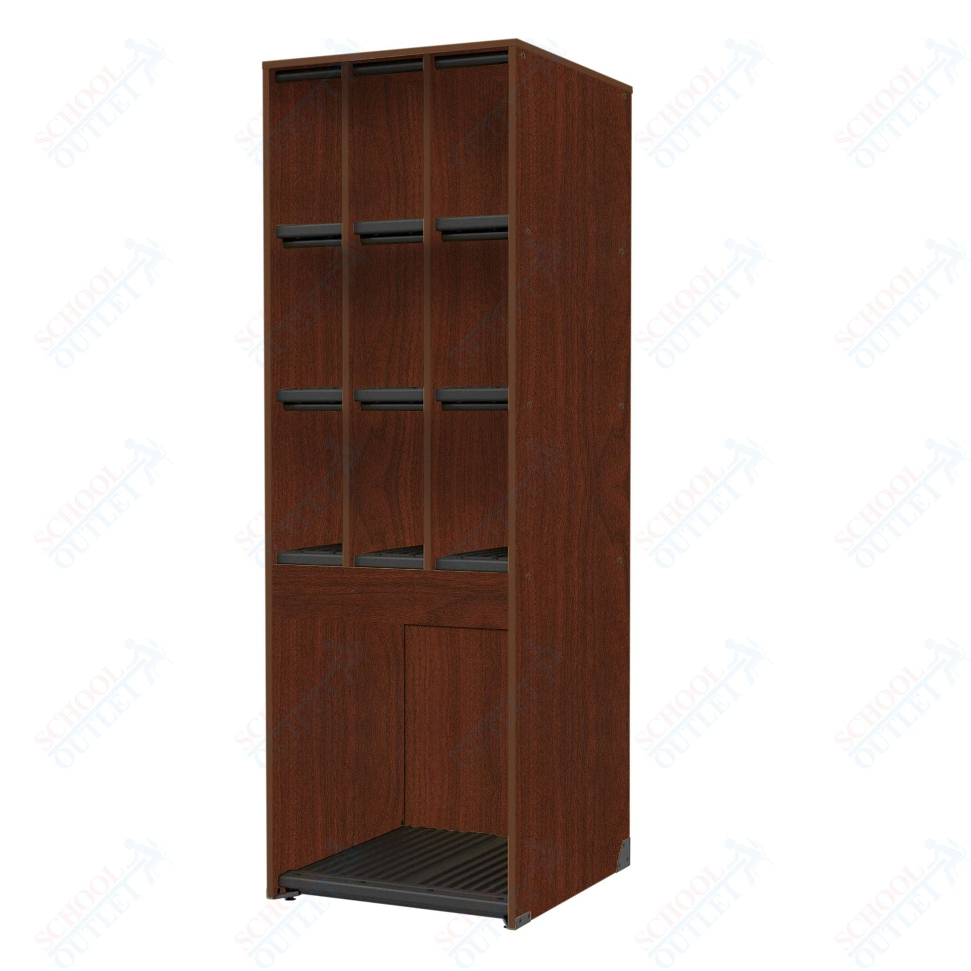 Marco Band - Stor Collection 9 Small/1 Large Compartment 29" Deep Instrument Storage Cabinet 84"H (BS130) - SchoolOutlet