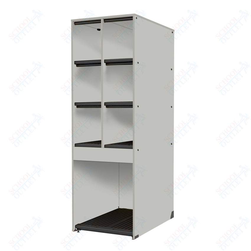 Marco Band - Stor Collection 6 Small/1 Large Compartment 29" Deep Instrument Storage Cabinet 84"H (BS132) - SchoolOutlet