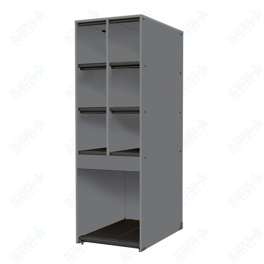 Marco Band - Stor Collection 6 Small/1 Large Compartment 29" Deep Instrument Storage Cabinet 84"H (BS132) - SchoolOutlet