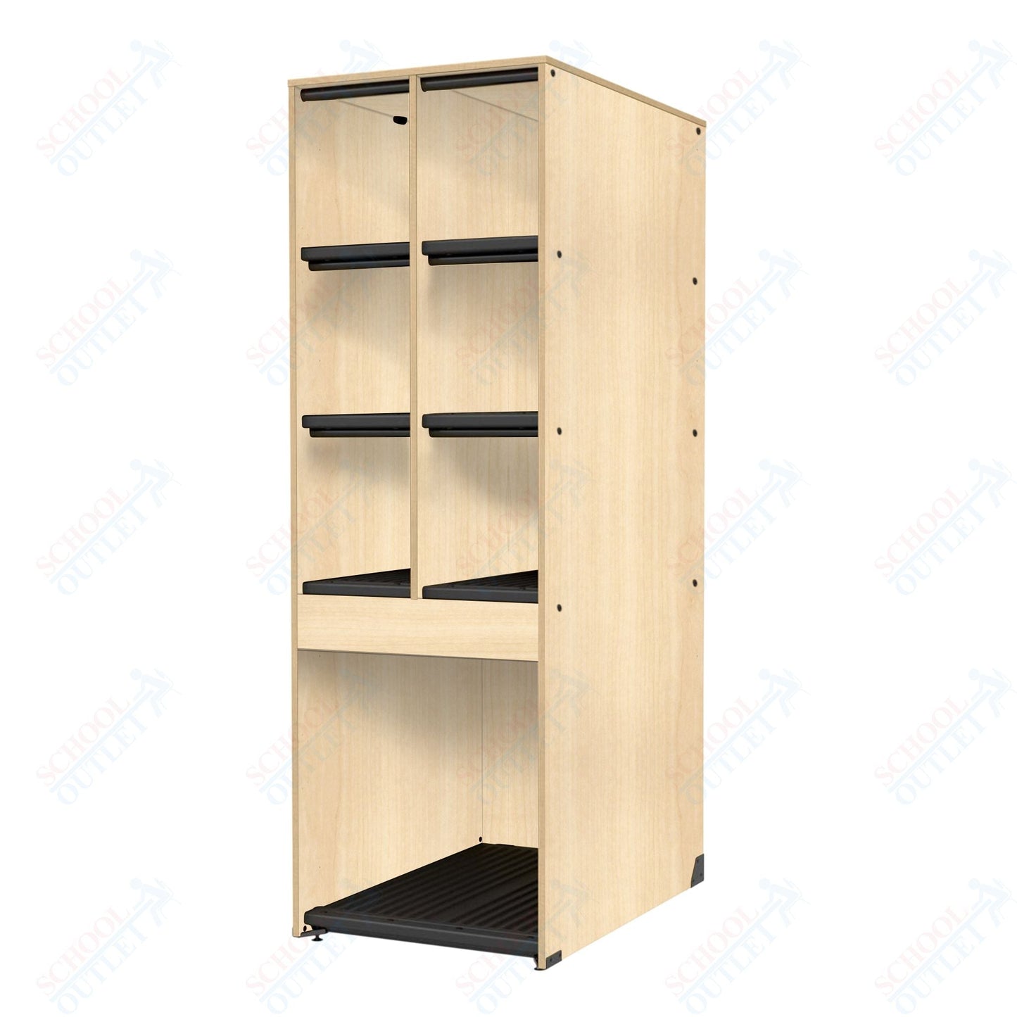 Marco Band - Stor Collection 6 Small/1 Large Compartment 29" Deep Instrument Storage Cabinet 84"H (BS132) - SchoolOutlet