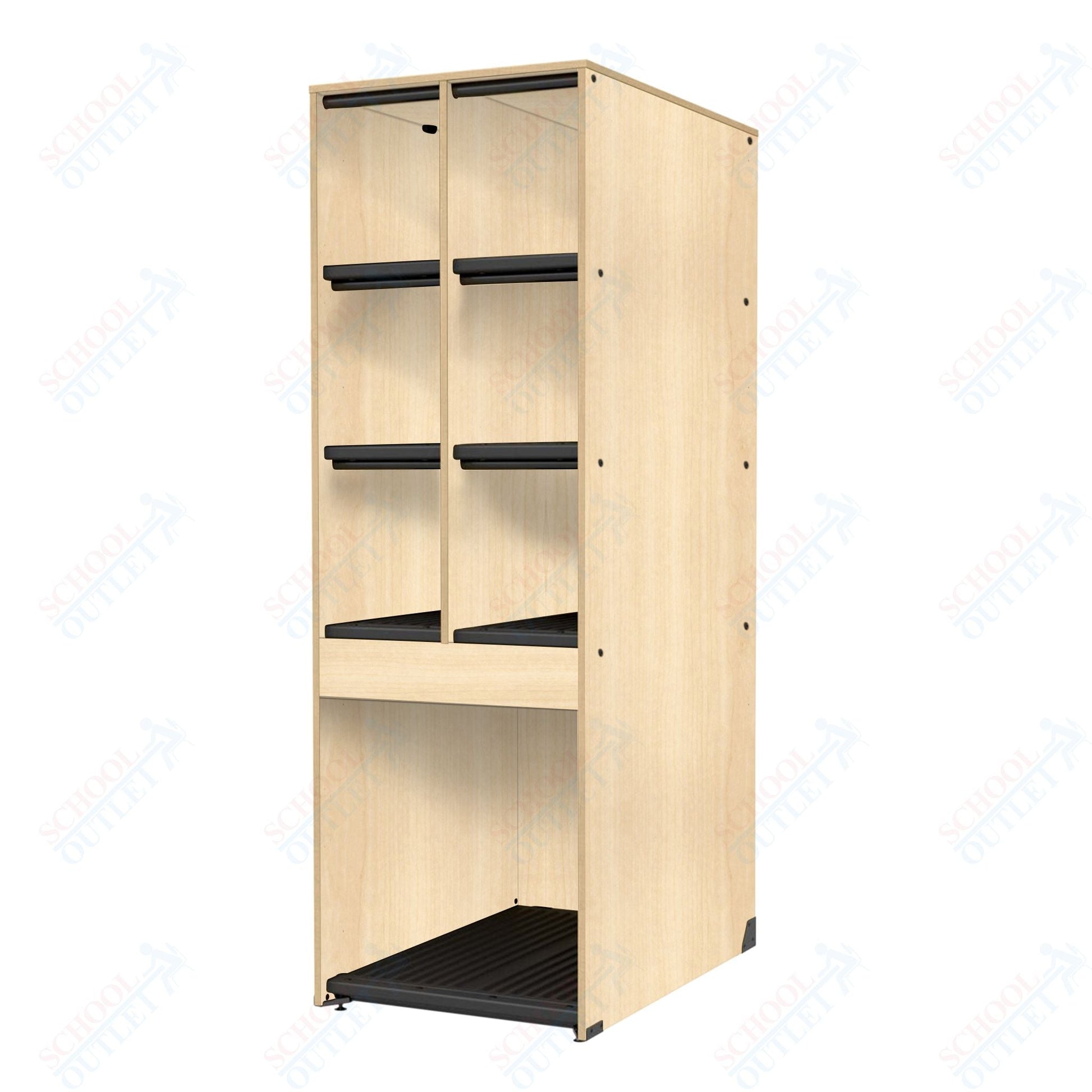 Marco Band - Stor Collection 6 Small/1 Large Compartment 29" Deep Instrument Storage Cabinet 84"H (BS132) - SchoolOutlet