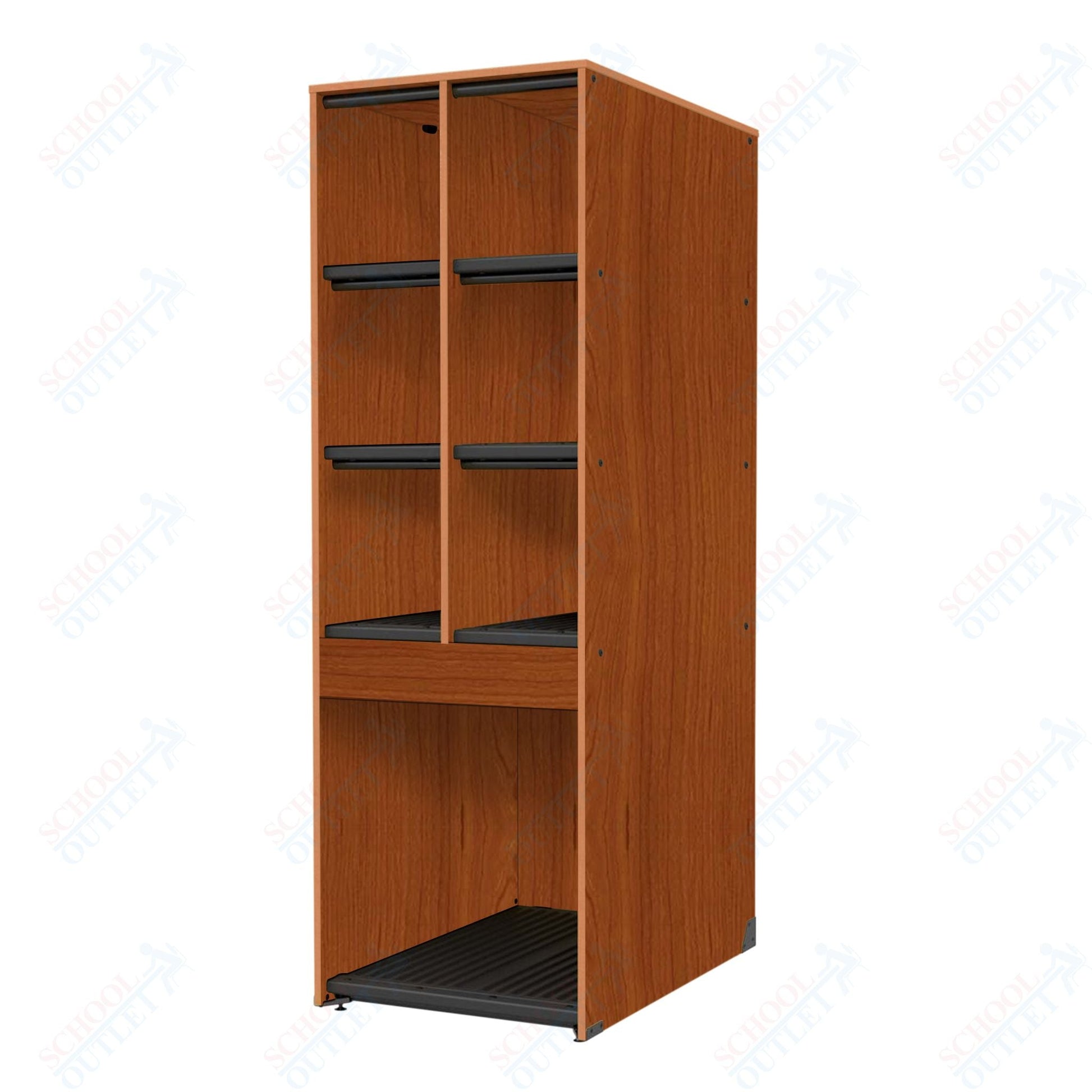 Marco Band - Stor Collection 6 Small/1 Large Compartment 29" Deep Instrument Storage Cabinet 84"H (BS132) - SchoolOutlet