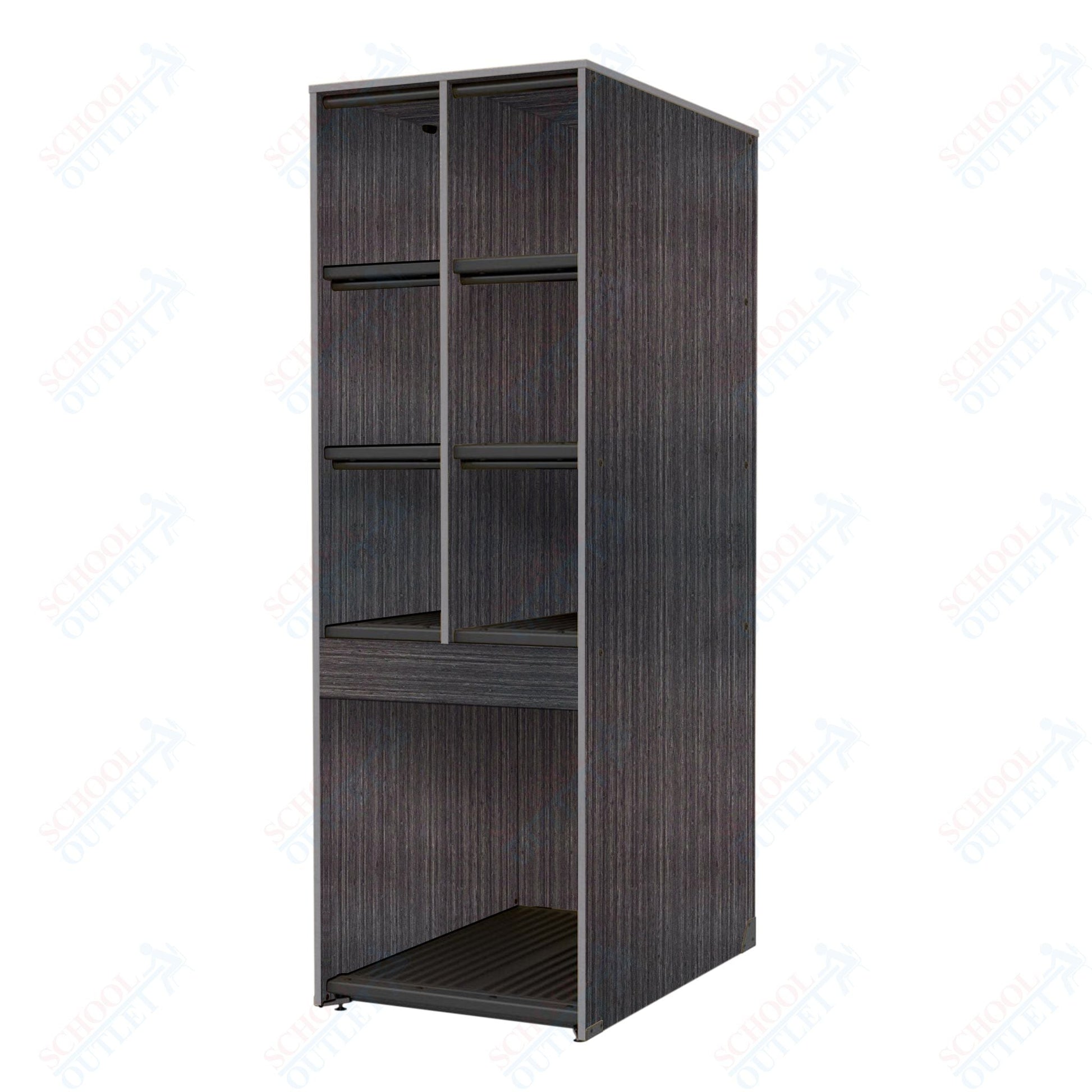 Marco Band - Stor Collection 6 Small/1 Large Compartment 29" Deep Instrument Storage Cabinet 84"H (BS132) - SchoolOutlet