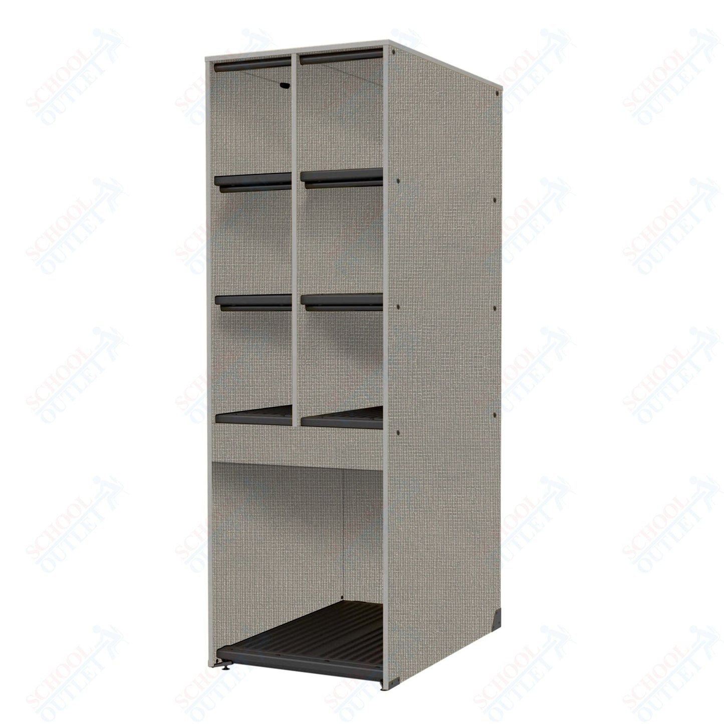 Marco Band - Stor Collection 6 Small/1 Large Compartment 29" Deep Instrument Storage Cabinet 84"H (BS132) - SchoolOutlet