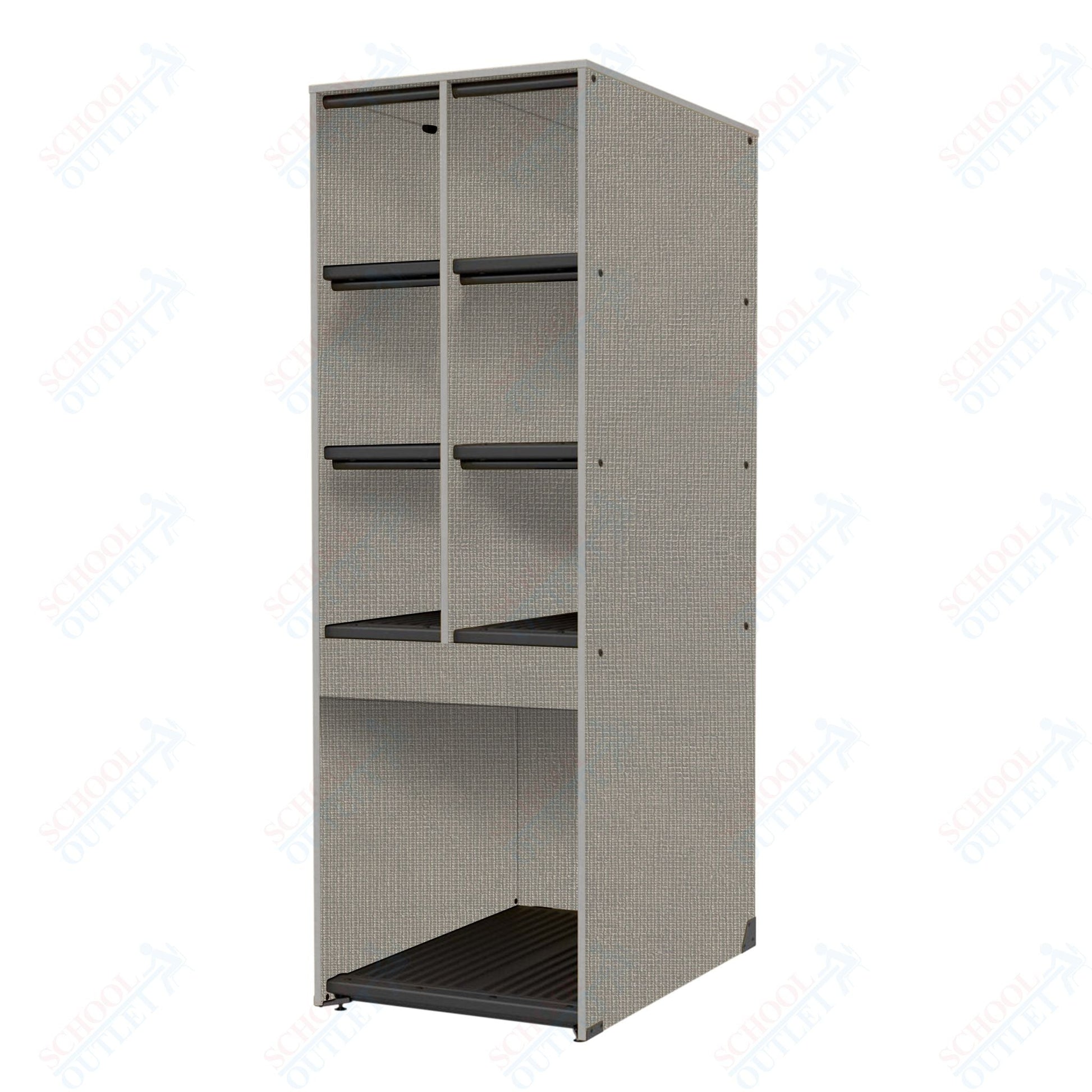 Marco Band - Stor Collection 6 Small/1 Large Compartment 29" Deep Instrument Storage Cabinet 84"H (BS132) - SchoolOutlet