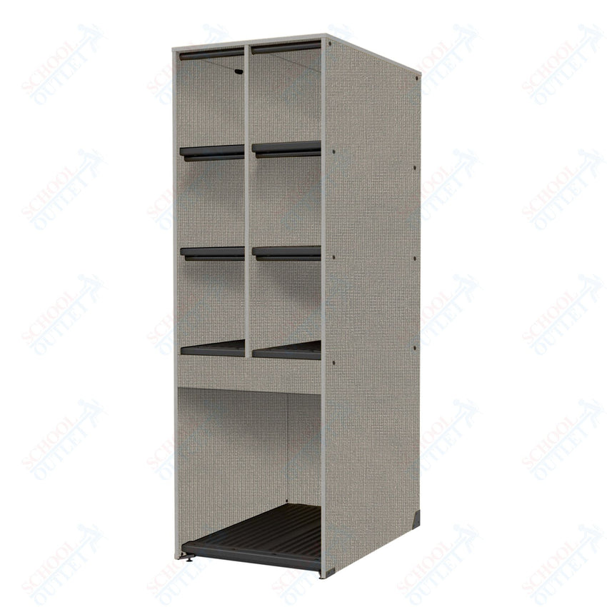 Marco Band - Stor Collection 6 Small/1 Large Compartment 29" Deep Instrument Storage Cabinet 84"H (BS132) - SchoolOutlet