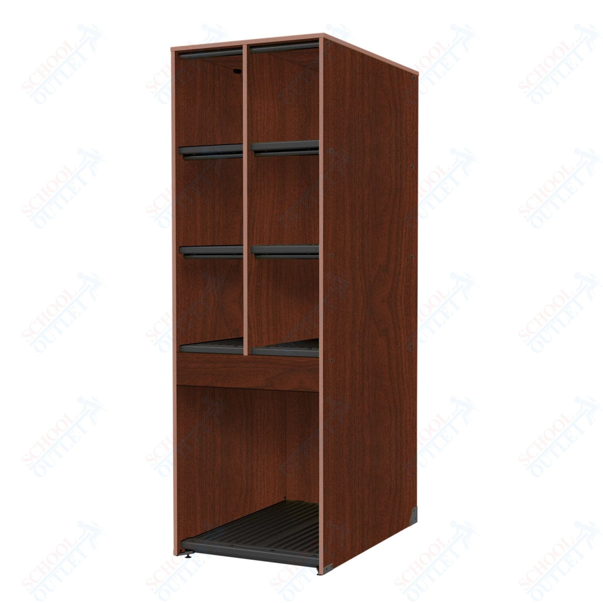 Marco Band - Stor Collection 6 Small/1 Large Compartment 29" Deep Instrument Storage Cabinet 84"H (BS132) - SchoolOutlet