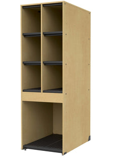 Marco Band-Stor Collection 6 Small/1 Large Compartment 40" Deep Instrument Storage Cabinet 84"H (BS133)
