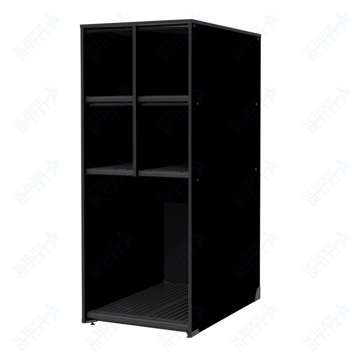 Marco Band - Stor Collection 4 Small/1 Large Compartment 29" Deep Instrument Storage Cabinet 68"H (BS136) - SchoolOutlet
