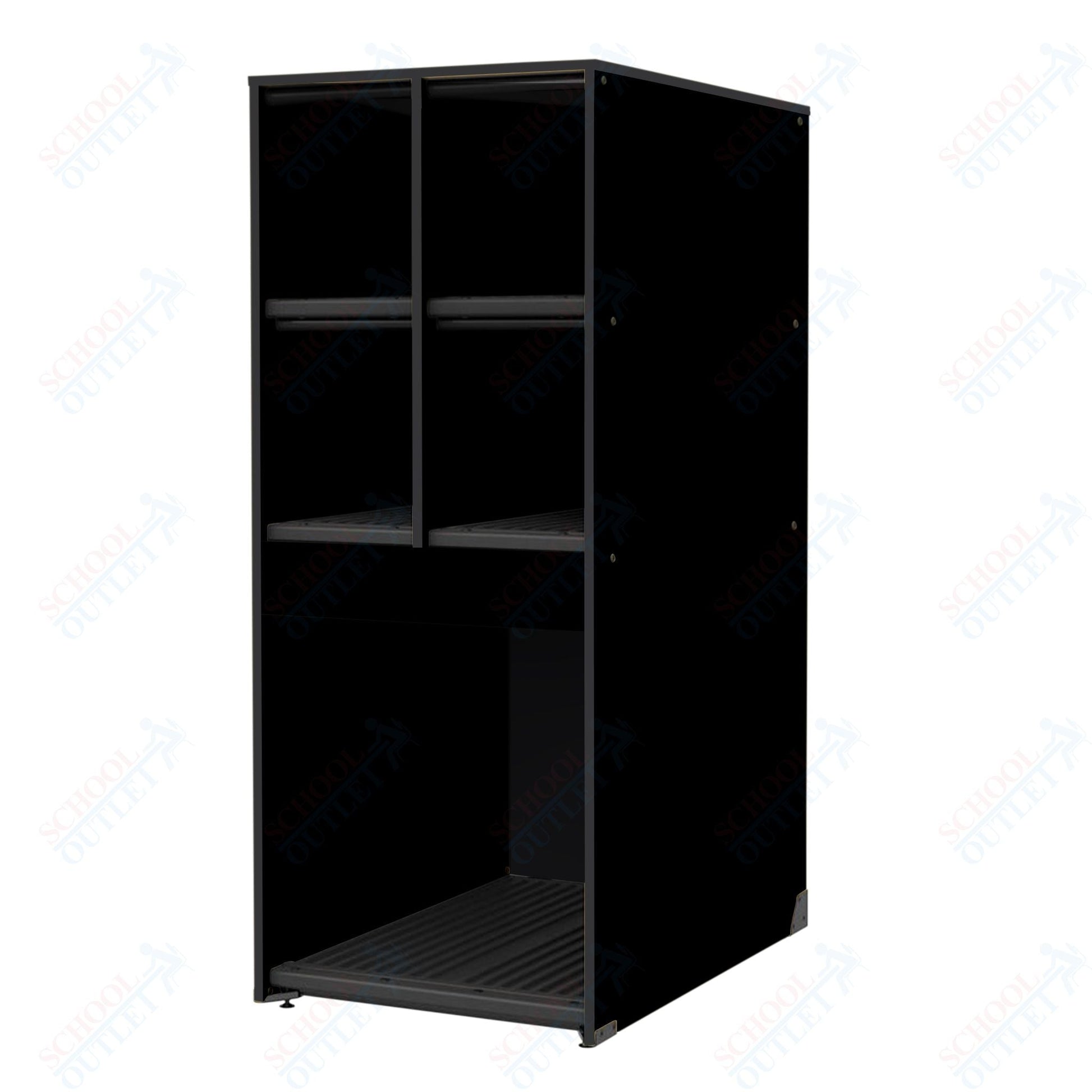 Marco Band - Stor Collection 4 Small/1 Large Compartment 29" Deep Instrument Storage Cabinet 68"H (BS136) - SchoolOutlet