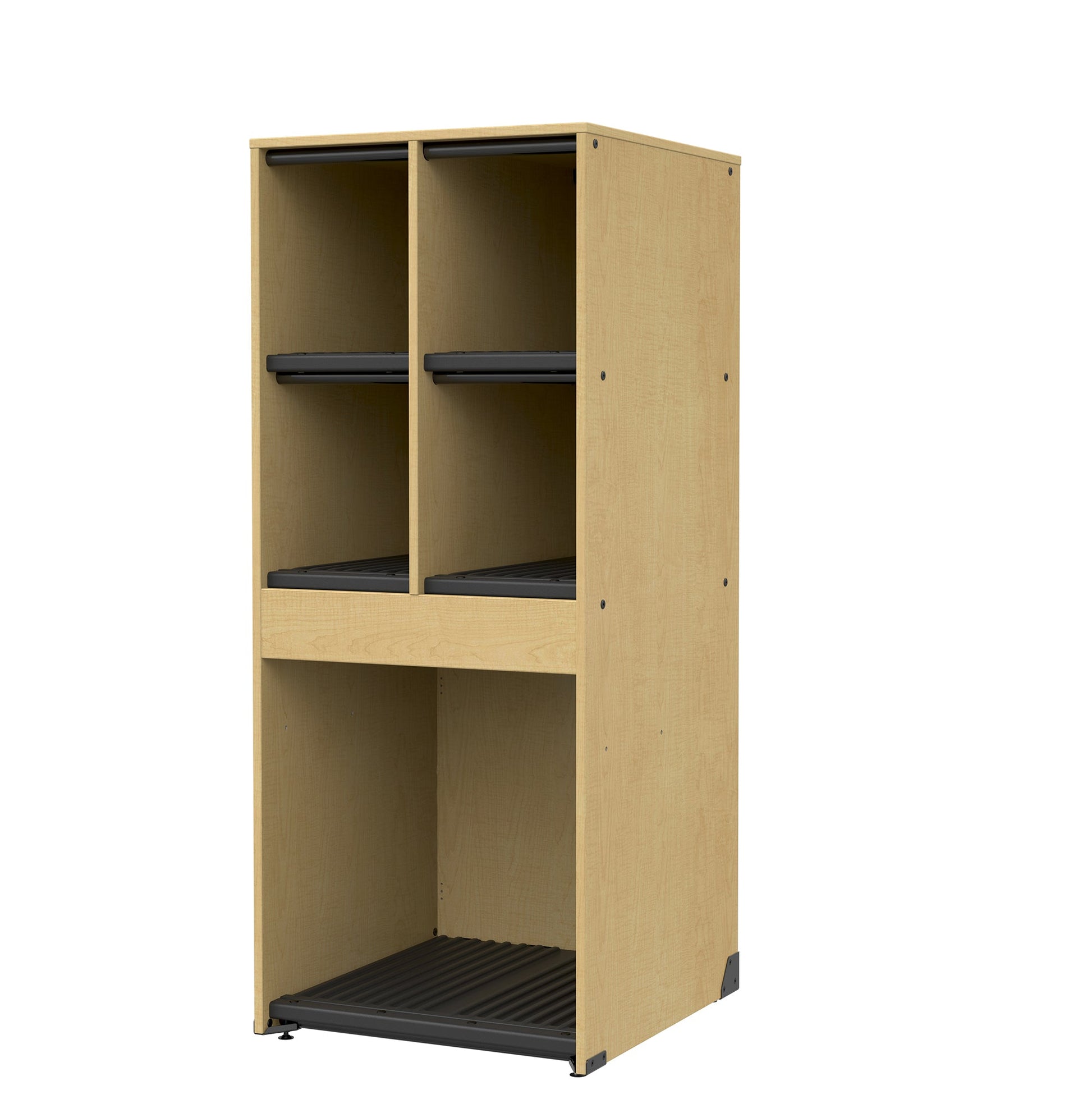 Marco Band - Stor Collection 4 Small/1 Large Compartment 29" Deep Instrument Storage Cabinet 68"H (BS136) - SchoolOutlet