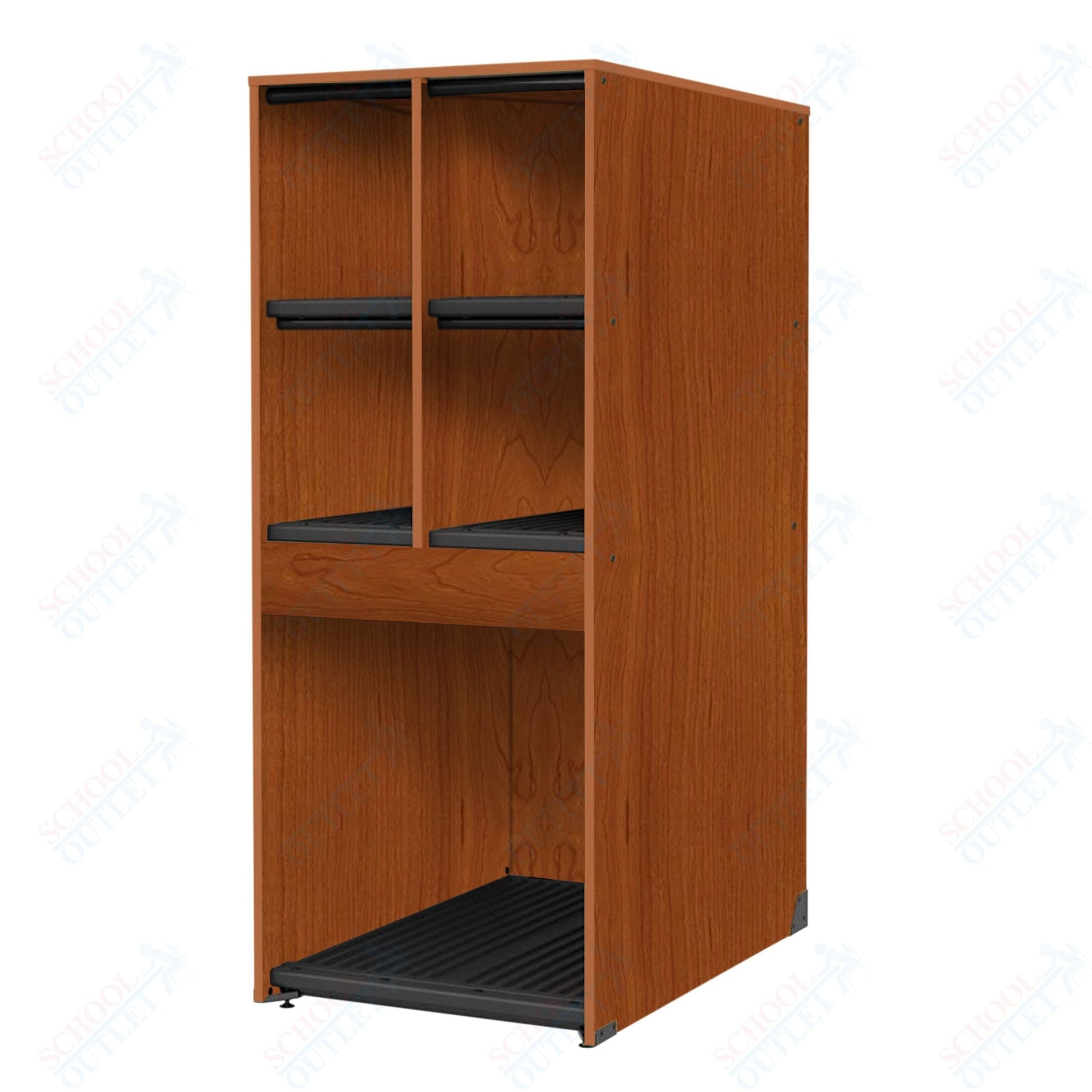Marco Band - Stor Collection 4 Small/1 Large Compartment 29" Deep Instrument Storage Cabinet 68"H (BS136) - SchoolOutlet