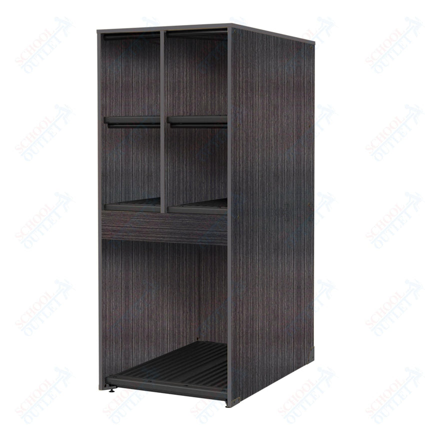 Marco Band - Stor Collection 4 Small/1 Large Compartment 29" Deep Instrument Storage Cabinet 68"H (BS136) - SchoolOutlet
