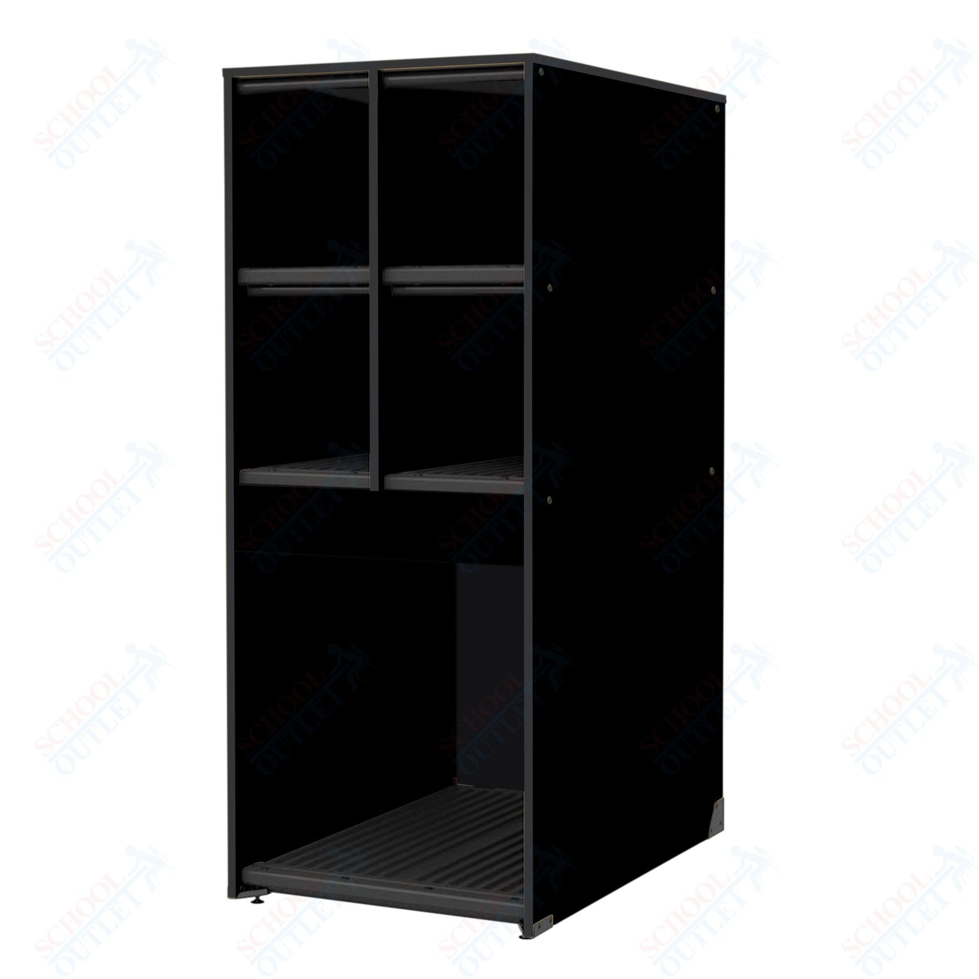 Marco Band - Stor Collection 4 Small/1 Large Compartment 40" Deep Instrument Storage Cabinet 68"H (BS137) - SchoolOutlet