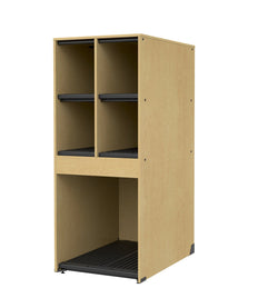 Marco Band-Stor Collection 4 Small/1 Large Compartment 40" Deep Instrument Storage Cabinet 68"H (BS137)