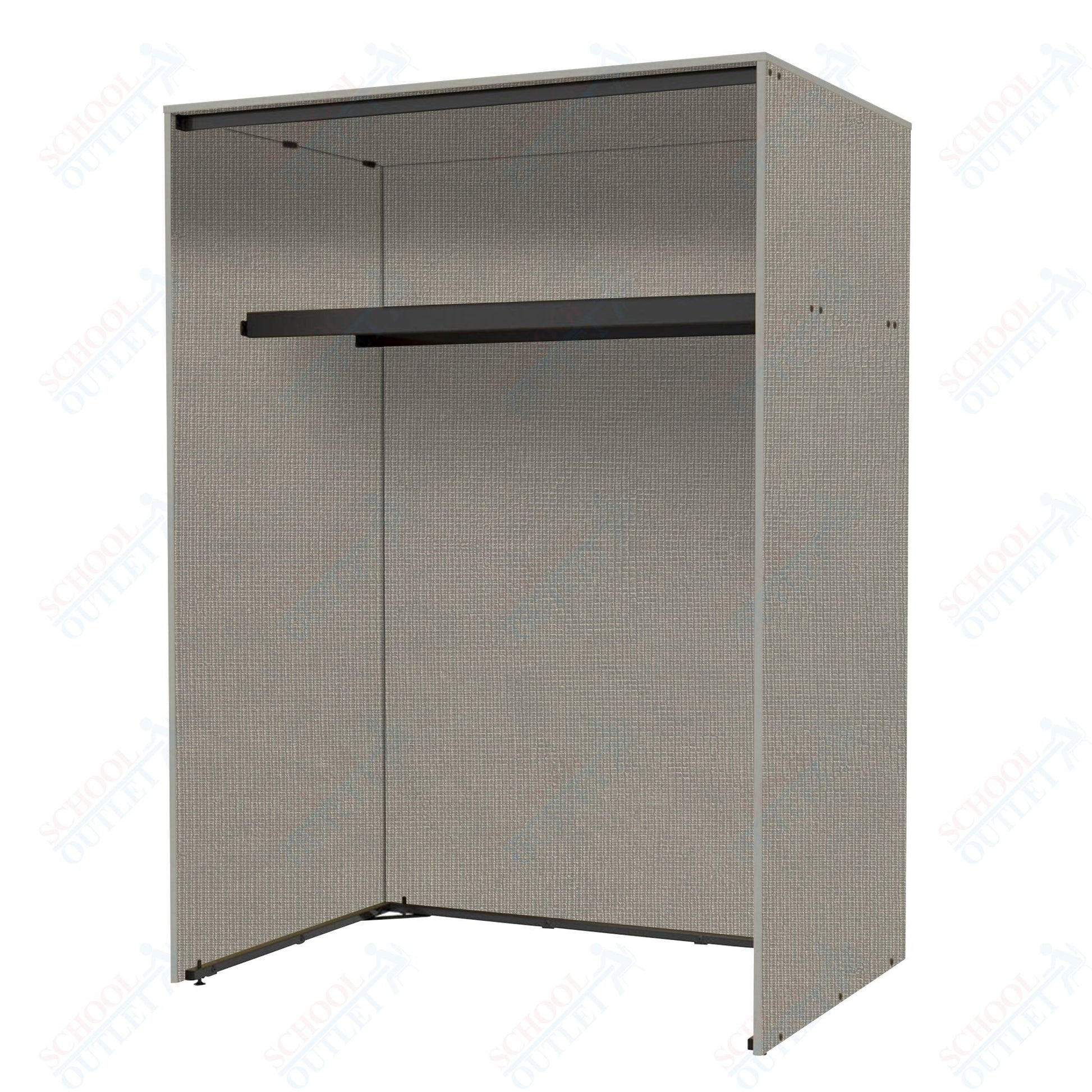 Marco Band - Stor Collection 60" Wide Compartment with 1 Shelf 40" Deep Instrument Storage Cabinet 84"H (BS170) - SchoolOutlet