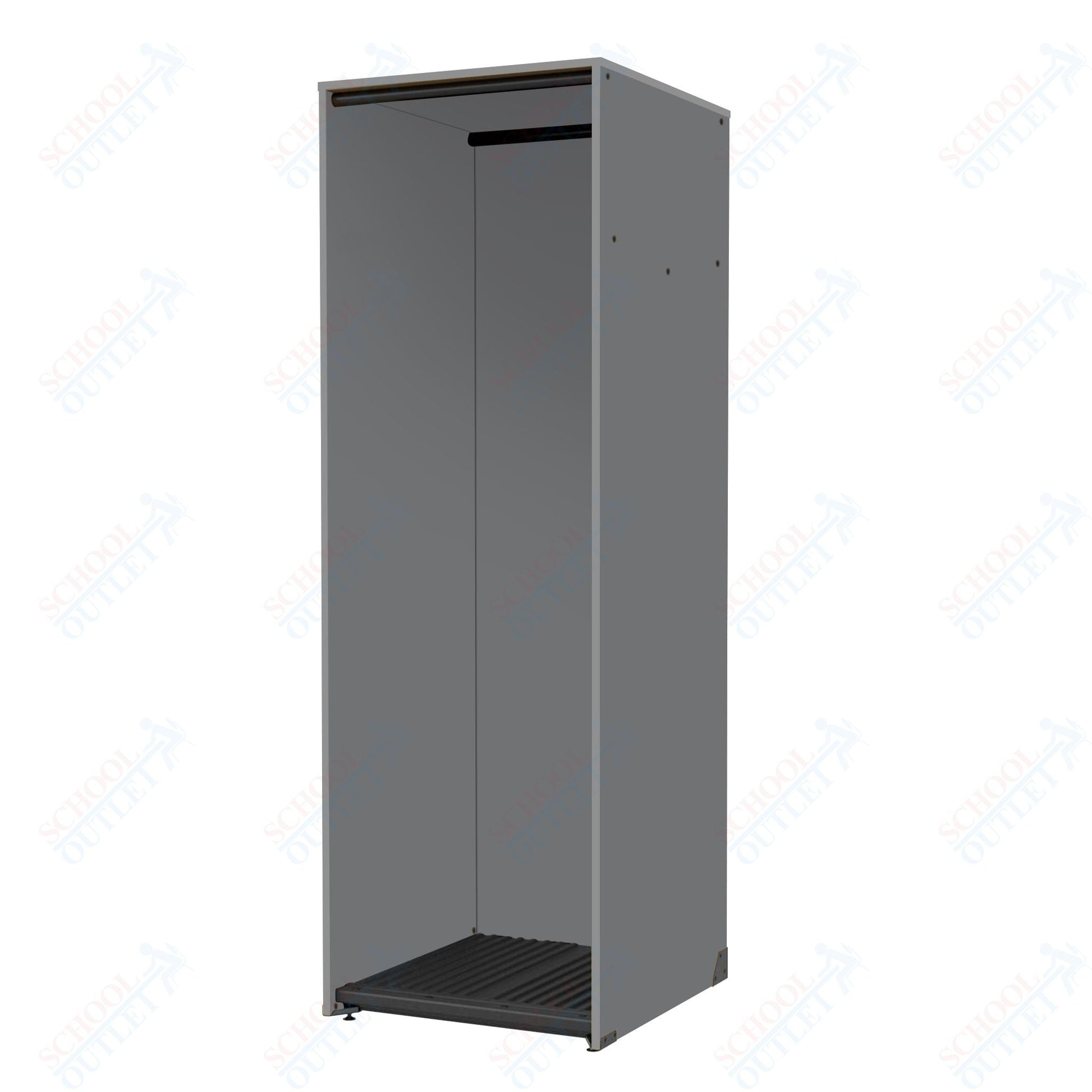 Marco Band - Stor Collection Storage Cabinet with 1 Rod Holds 11 Uniforms or Robes 27.75"W x 84"H x 29.25"D (BS200) - SchoolOutlet