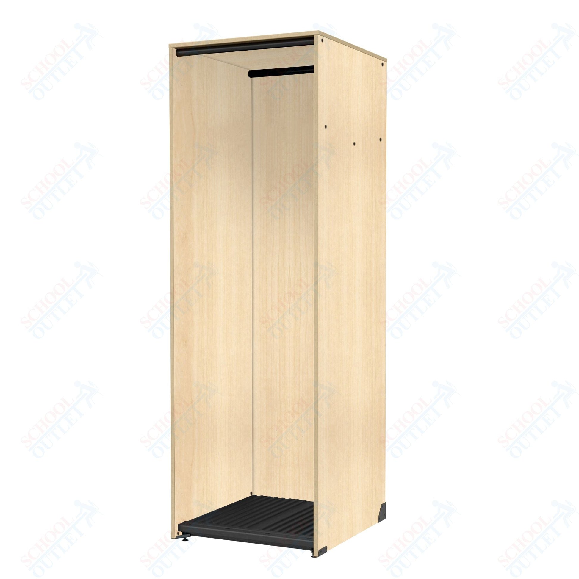 Marco Band - Stor Collection Storage Cabinet with 1 Rod Holds 11 Uniforms or Robes 27.75"W x 84"H x 29.25"D (BS200) - SchoolOutlet