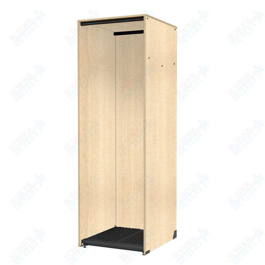 Marco Band - Stor Collection Storage Cabinet with 1 Rod Holds 11 Uniforms or Robes 27.75"W x 84"H x 29.25"D (BS200) - SchoolOutlet