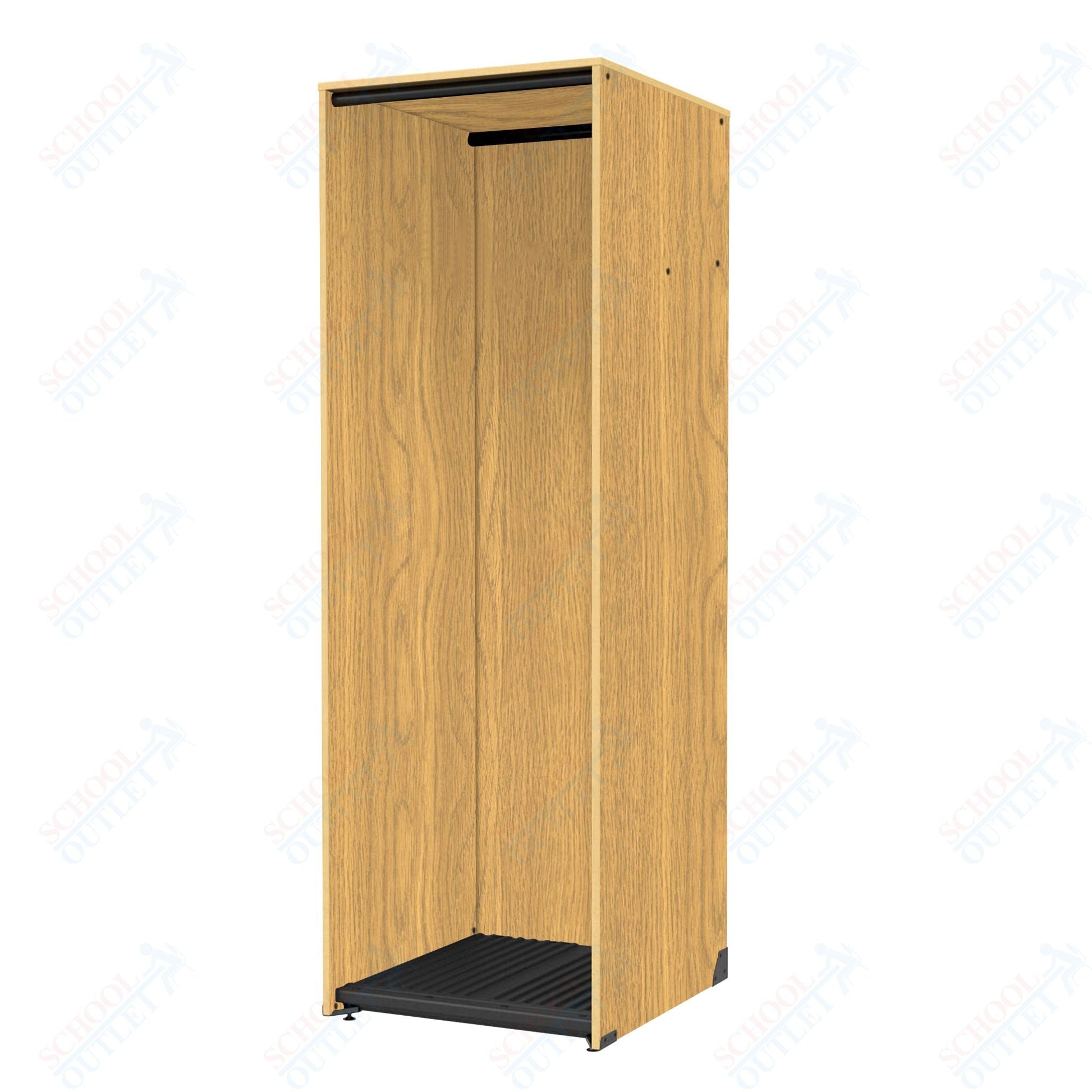 Marco Band - Stor Collection Storage Cabinet with 1 Rod Holds 11 Uniforms or Robes 27.75"W x 84"H x 29.25"D (BS200) - SchoolOutlet