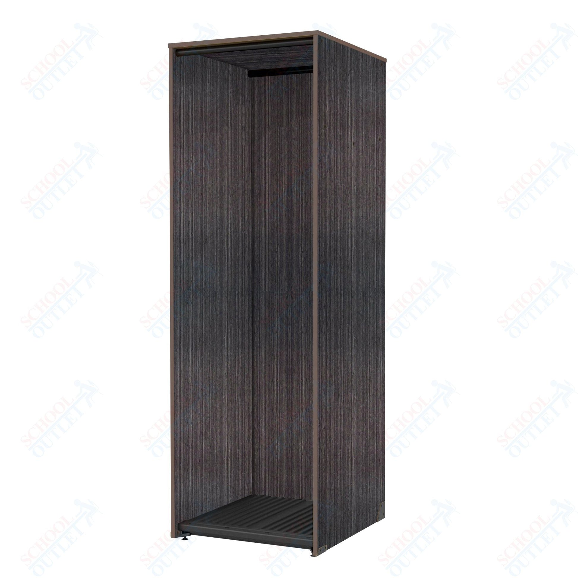 Marco Band - Stor Collection Storage Cabinet with 1 Rod Holds 11 Uniforms or Robes 27.75"W x 84"H x 29.25"D (BS200) - SchoolOutlet