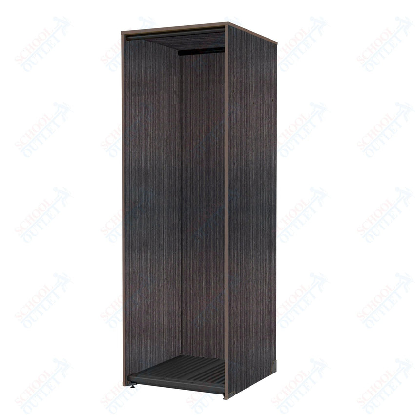 Marco Band - Stor Collection Storage Cabinet with 1 Rod Holds 11 Uniforms or Robes 27.75"W x 84"H x 29.25"D (BS200) - SchoolOutlet