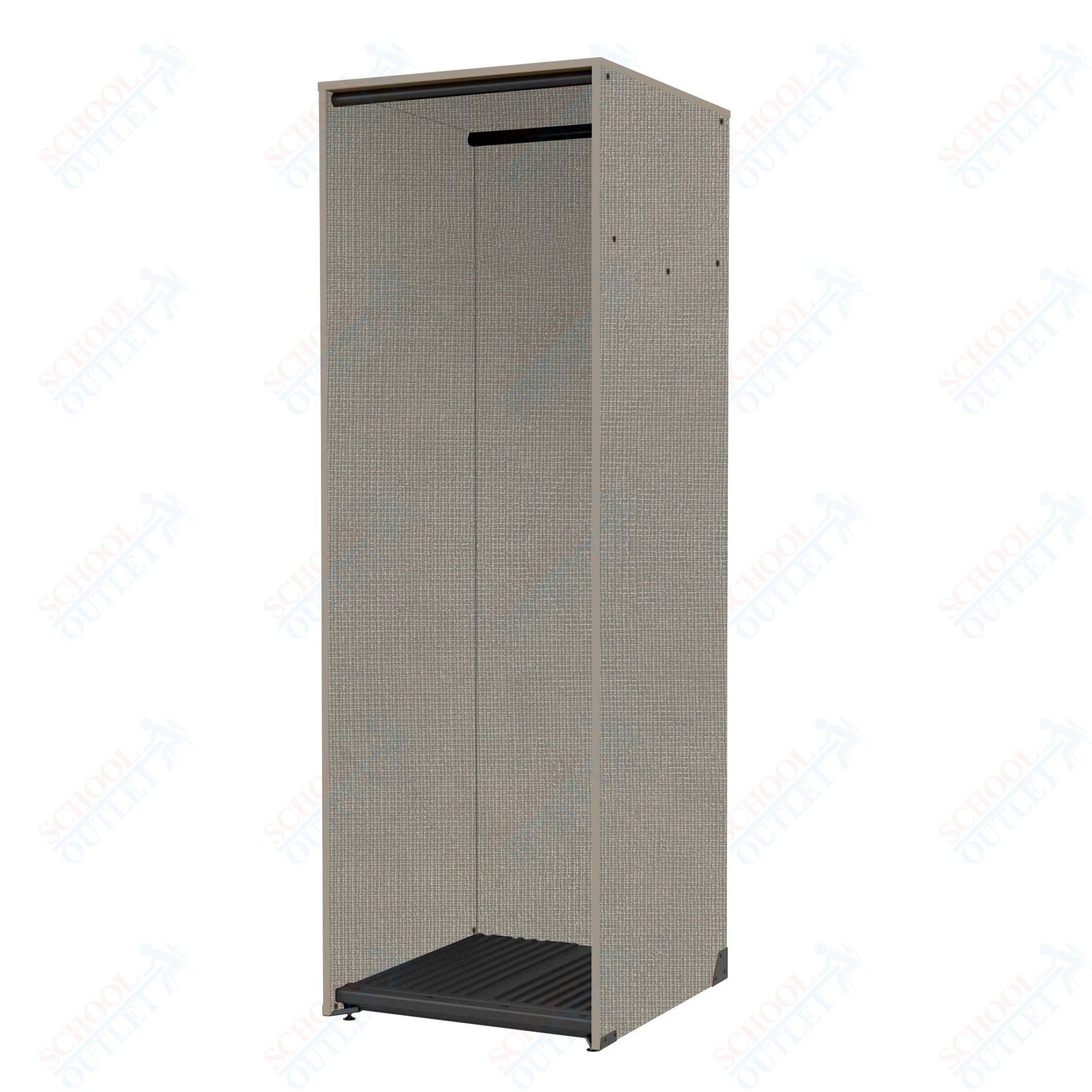 Marco Band - Stor Collection Storage Cabinet with 1 Rod Holds 11 Uniforms or Robes 27.75"W x 84"H x 29.25"D (BS200) - SchoolOutlet