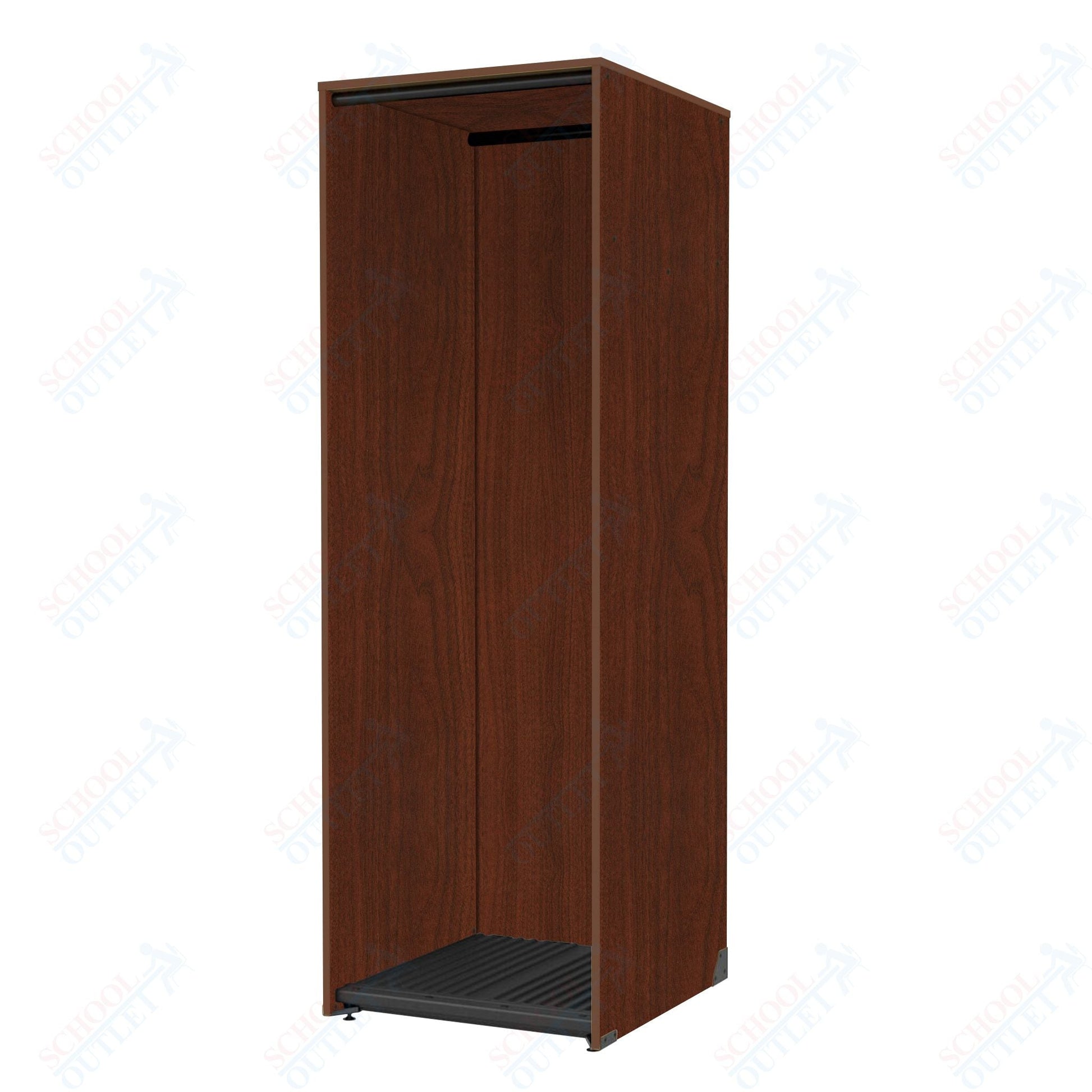 Marco Band - Stor Collection Storage Cabinet with 1 Rod Holds 11 Uniforms or Robes 27.75"W x 84"H x 29.25"D (BS200) - SchoolOutlet