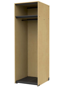 Marco Band-Stor Collection Storage Cabinet with Shelf & Rod Holds 11 Uniforms or Robes 27.75"W x 84"H x 29.25"D (BS202)