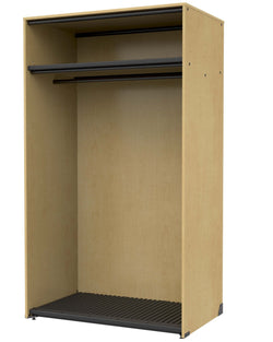 Marco Band-Stor Collection Storage Cabinet with Shelf & Rod Holds 20 Uniforms or Robes 48"W x 84"H x 29.25"D (BS203)