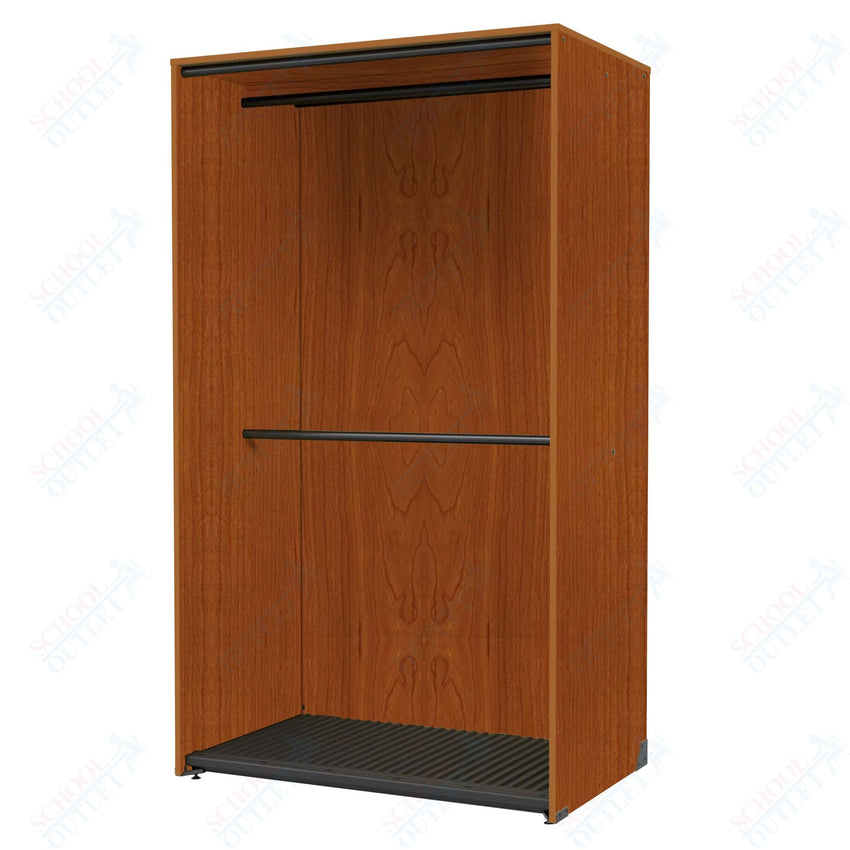 Marco Band - Stor Collection Storage Cabinet with 2 Rods Holds 40 Uniforms 48"W x 84"H x 29.25"D (BS205) - SchoolOutlet