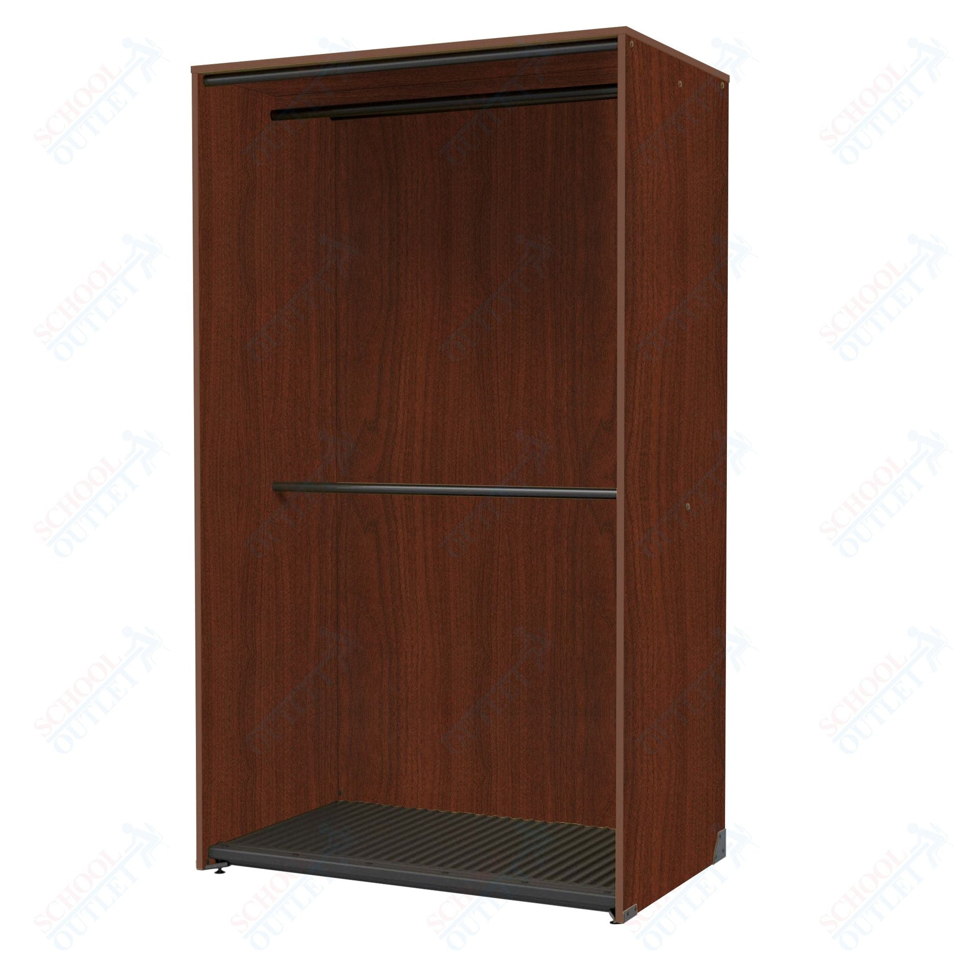 Marco Band - Stor Collection Storage Cabinet with 2 Rods Holds 40 Uniforms 48"W x 84"H x 29.25"D (BS205) - SchoolOutlet