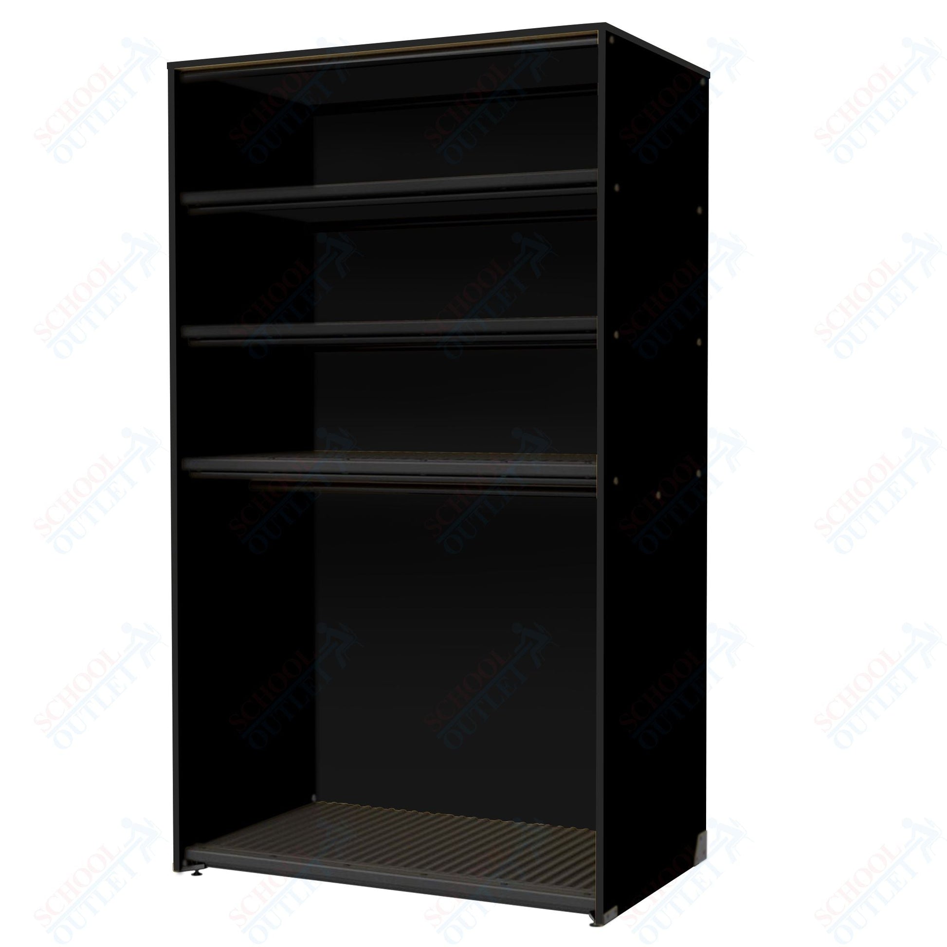 Marco Band - Stor Collection Storage Cabinet with 3 Shelves & Rod Holds 20 uniforms and 24 hats 48"W x 84"H x 29.25"D (BS207) - SchoolOutlet