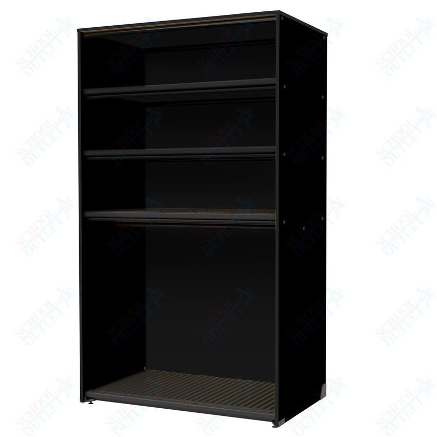 Marco Band - Stor Collection Storage Cabinet with 3 Shelves & Rod Holds 20 uniforms and 24 hats 48"W x 84"H x 29.25"D (BS207) - SchoolOutlet