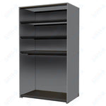 Marco Band - Stor Collection Storage Cabinet with 3 Shelves & Rod Holds 20 uniforms and 24 hats 48