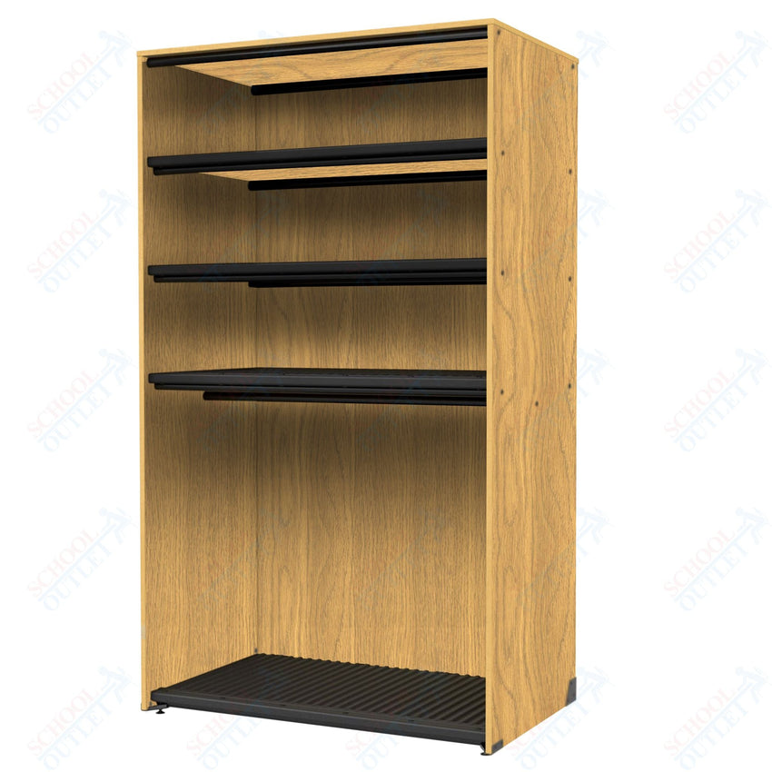 Marco Band - Stor Collection Storage Cabinet with 3 Shelves & Rod Holds 20 uniforms and 24 hats 48"W x 84"H x 29.25"D (BS207) - SchoolOutlet