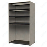 Marco Band - Stor Collection Storage Cabinet with 3 Shelves & Rod Holds 20 uniforms and 24 hats 48