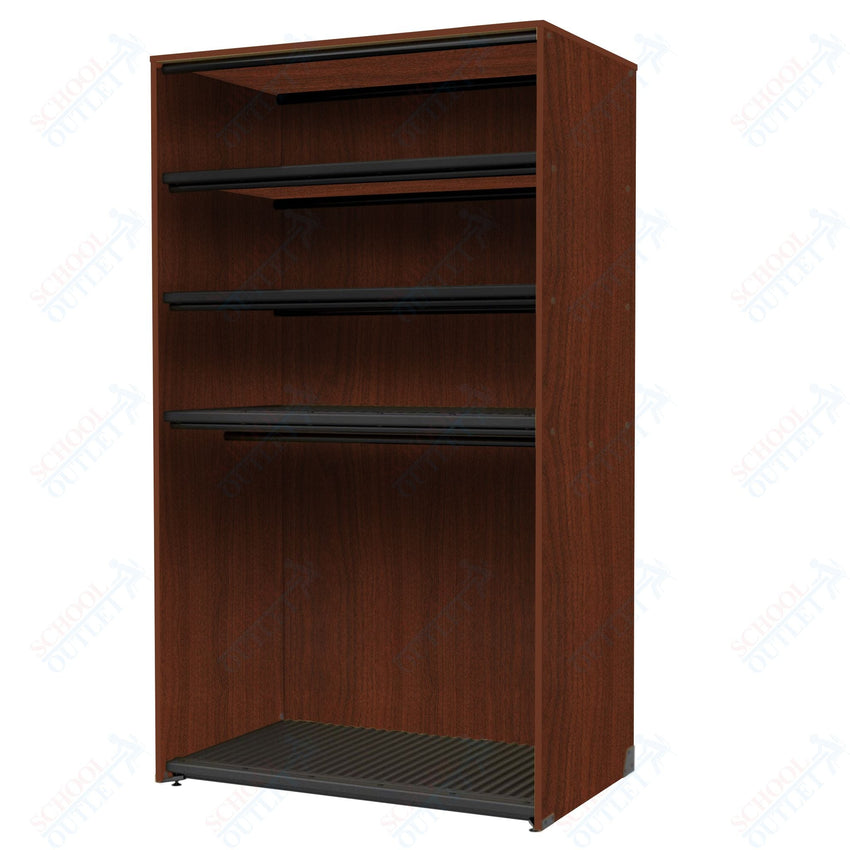 Marco Band - Stor Collection Storage Cabinet with 3 Shelves & Rod Holds 20 uniforms and 24 hats 48"W x 84"H x 29.25"D (BS207) - SchoolOutlet