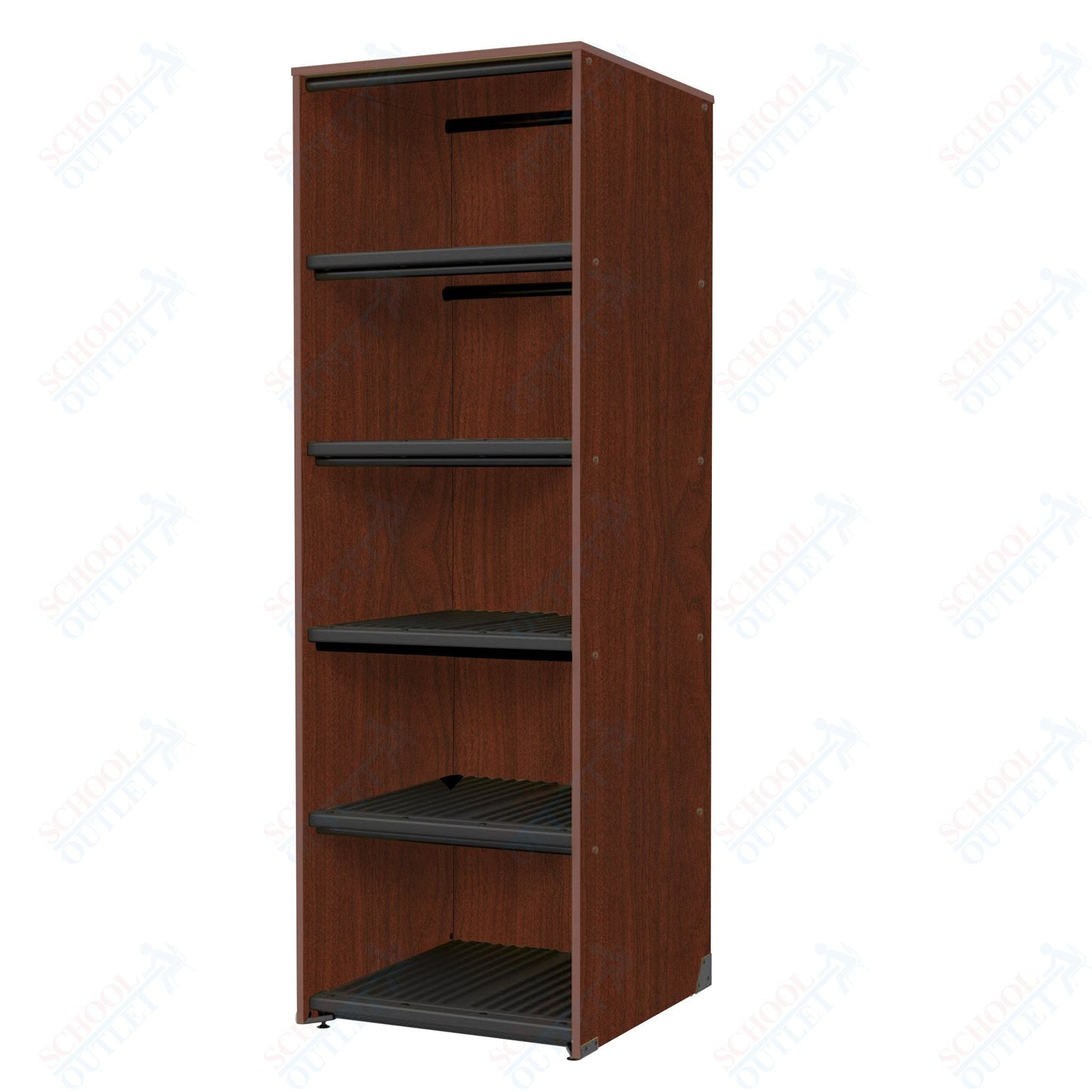 Marco Band - Stor Collection Storage Cabinet Holds 20 hats with 5 Shelves 27.75"W x 84"H x 29.25"D (BS208) - SchoolOutlet